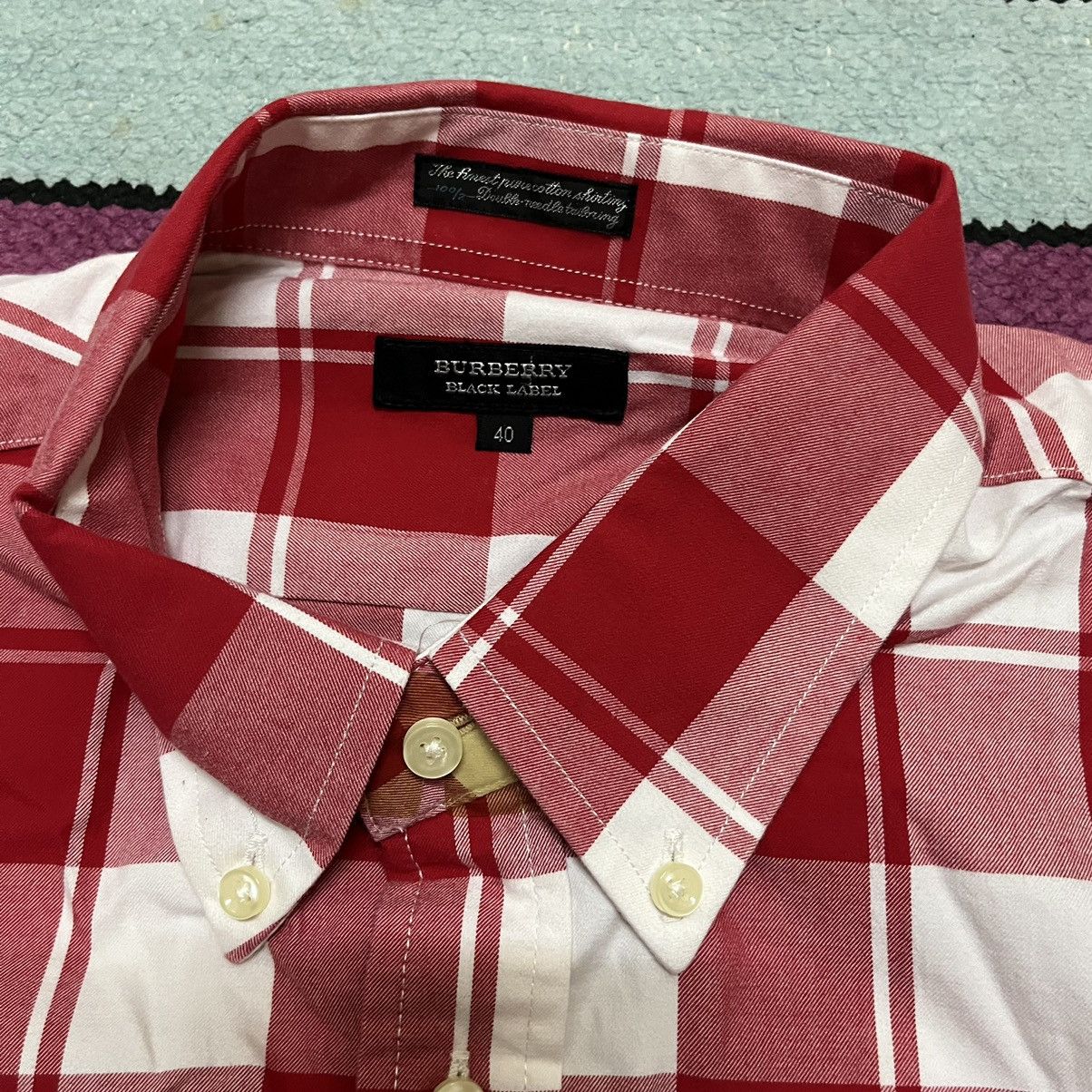 Burberry × Burberry Prorsum Authentic Burberry Black Label Nova Check Longsleeve Shirt Size US M / EU 48-50 / 2 - 4 Thumbnail