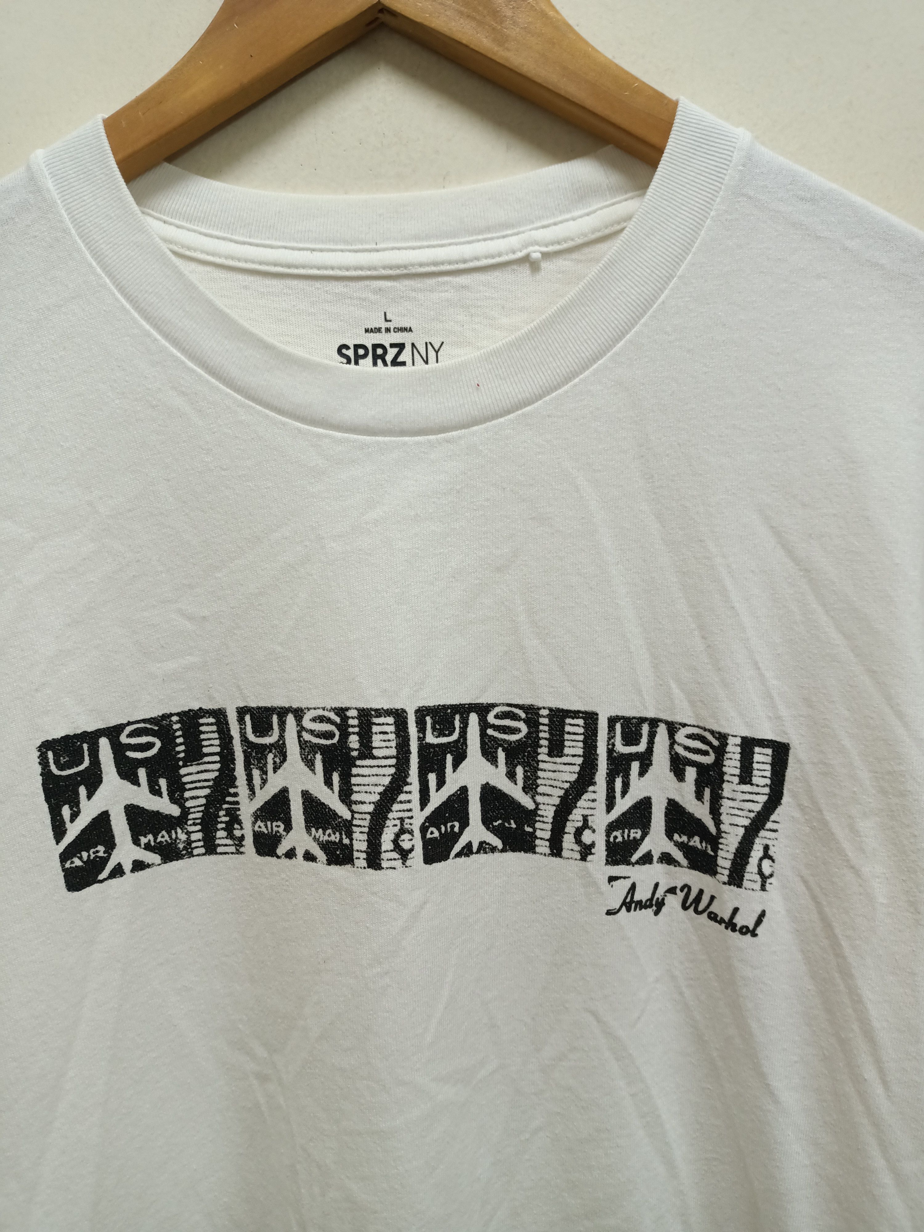 Andy Warhol × Uniqlo Andy Warhol Visit New York art t-shirt by Uniqlo Size US L / EU 52-54 / 3 - 2 Thumbnail