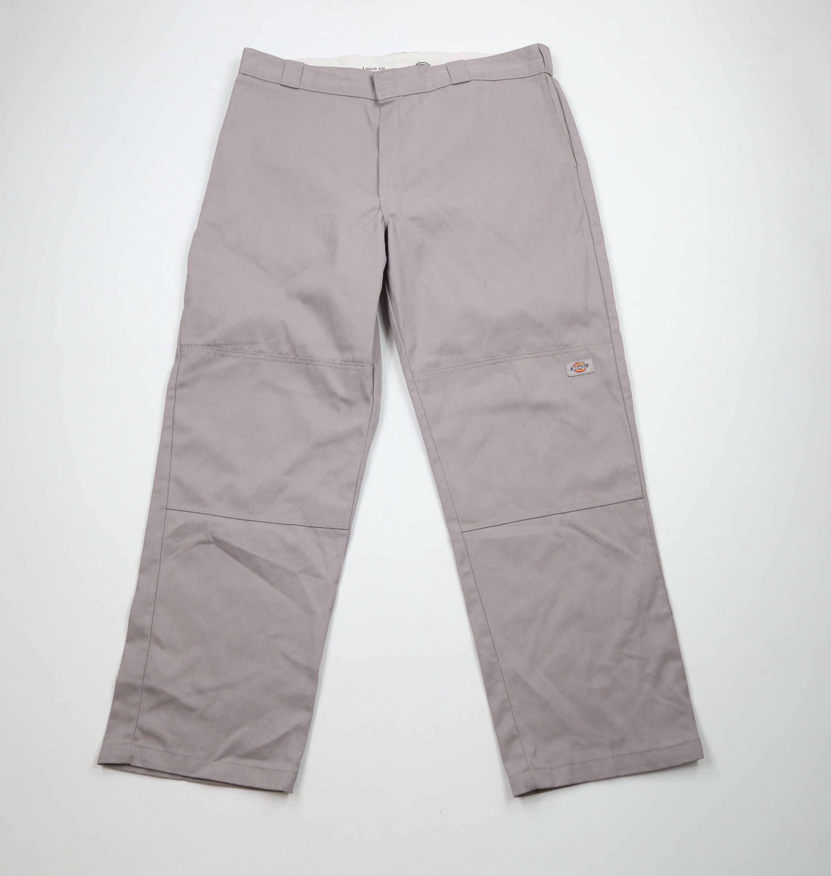 Dickies × Vintage Vintage Y2K Dickies Double Knee Loose Wide Leg Pants Gray Size US 40 / EU 56 - 1 Thumbnail
