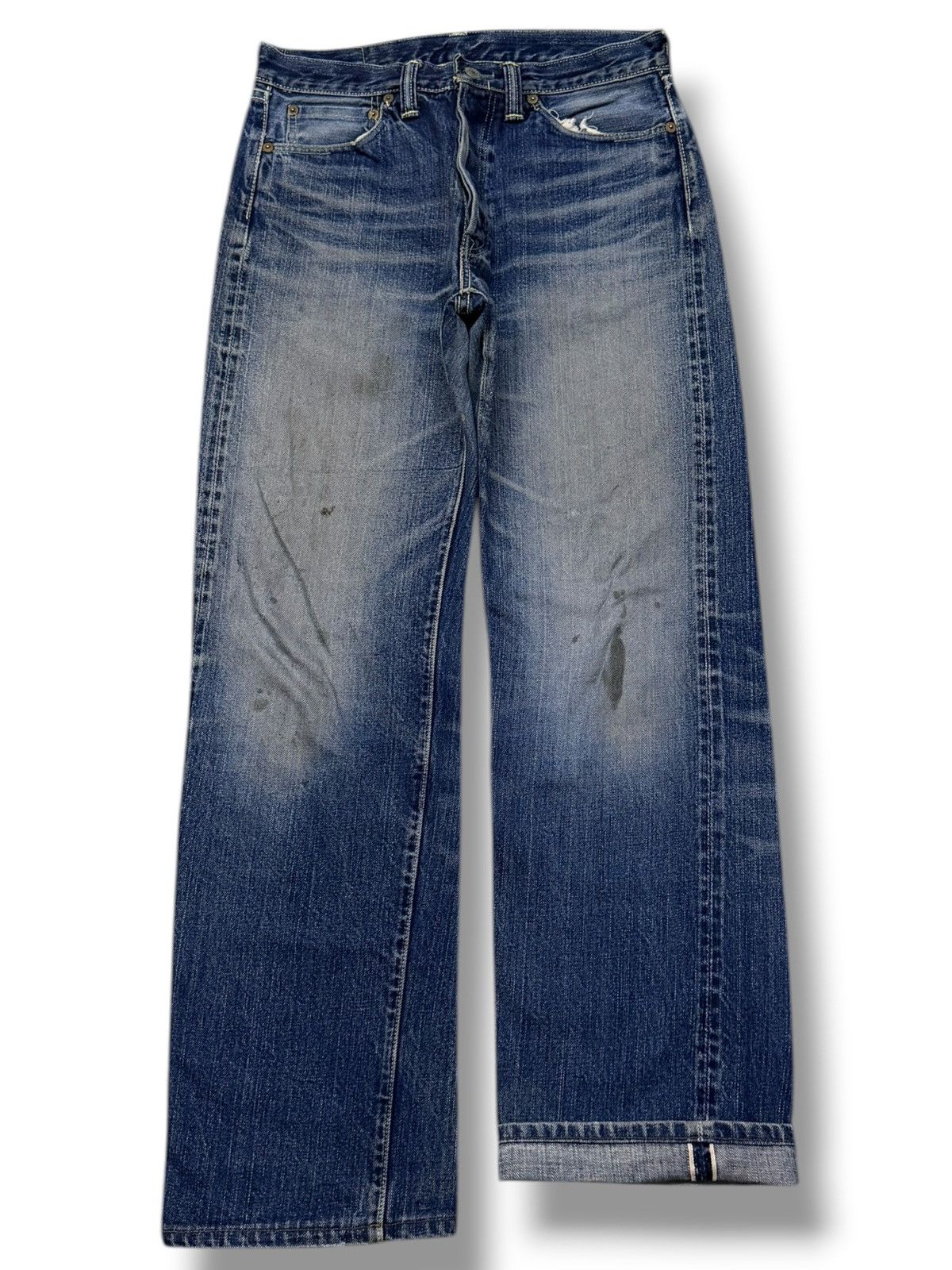 The Flat Head Vintage 00s The Flat Head 3005C Selvedge Denim Jeans | W29 Size US 29 - 2 Thumbnail