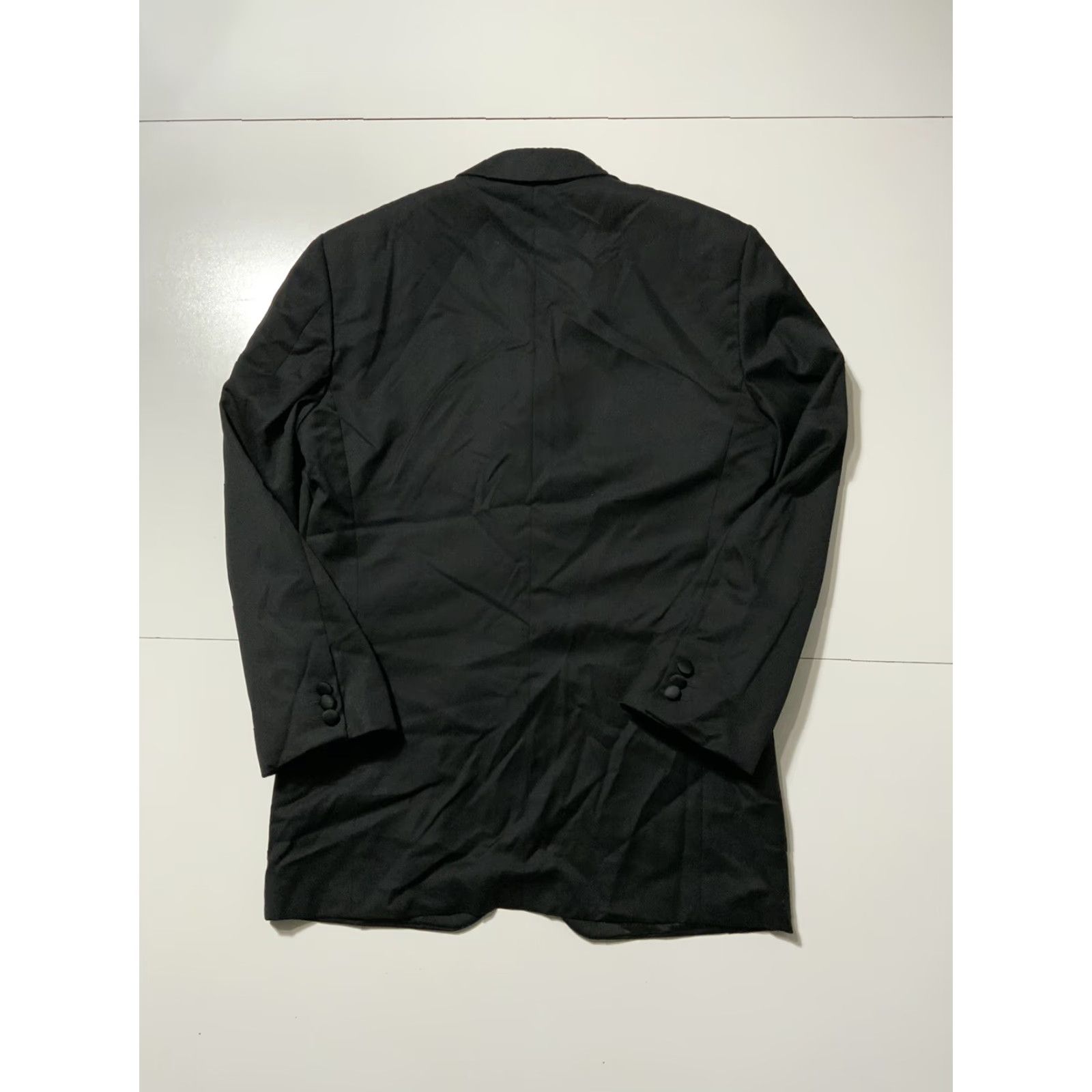 Loro Piana VINTAGE Loro Piana Super 120’s Lubiam Made In Italy Virgin Wool Blazer Jacket Blazer Men 38R Black Wool Blazer 3 Button Italy Size 38R - 3 Thumbnail