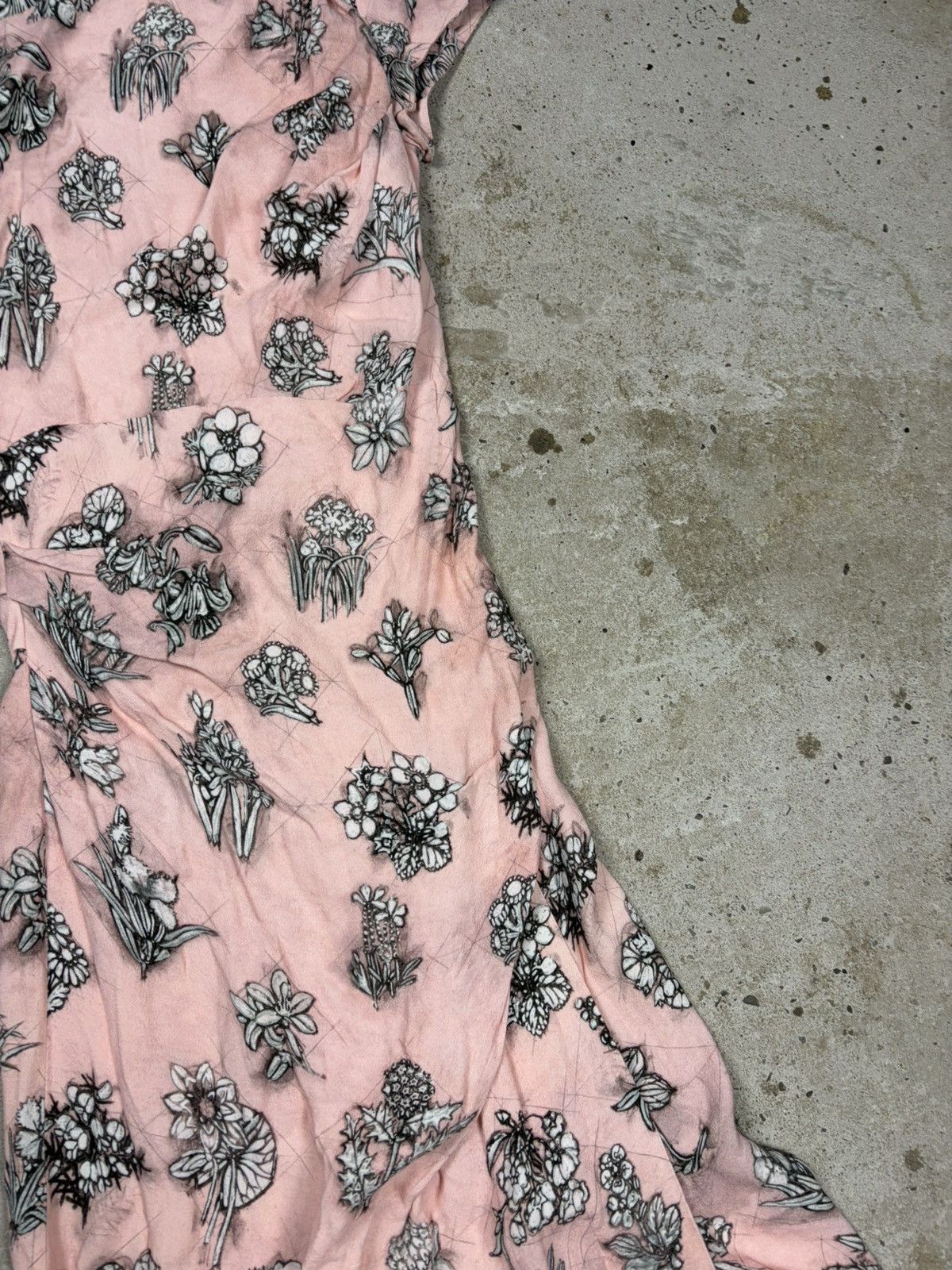 Vivienne Westwood Vivienne Westwood Red Label 2013 Pink Floral Print Dress Size M / US 6-8 / IT 42-44 - 6 Thumbnail
