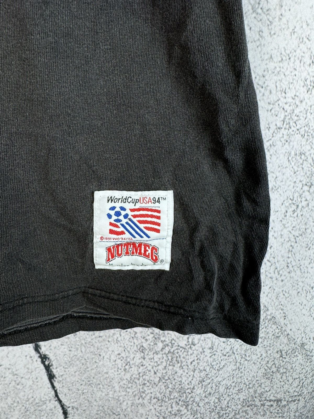 Nutmeg Vintage 91 1994 USA FIFA World Cup Flags T-shirt Size US M / EU 48-50 / 2 - 4 Thumbnail