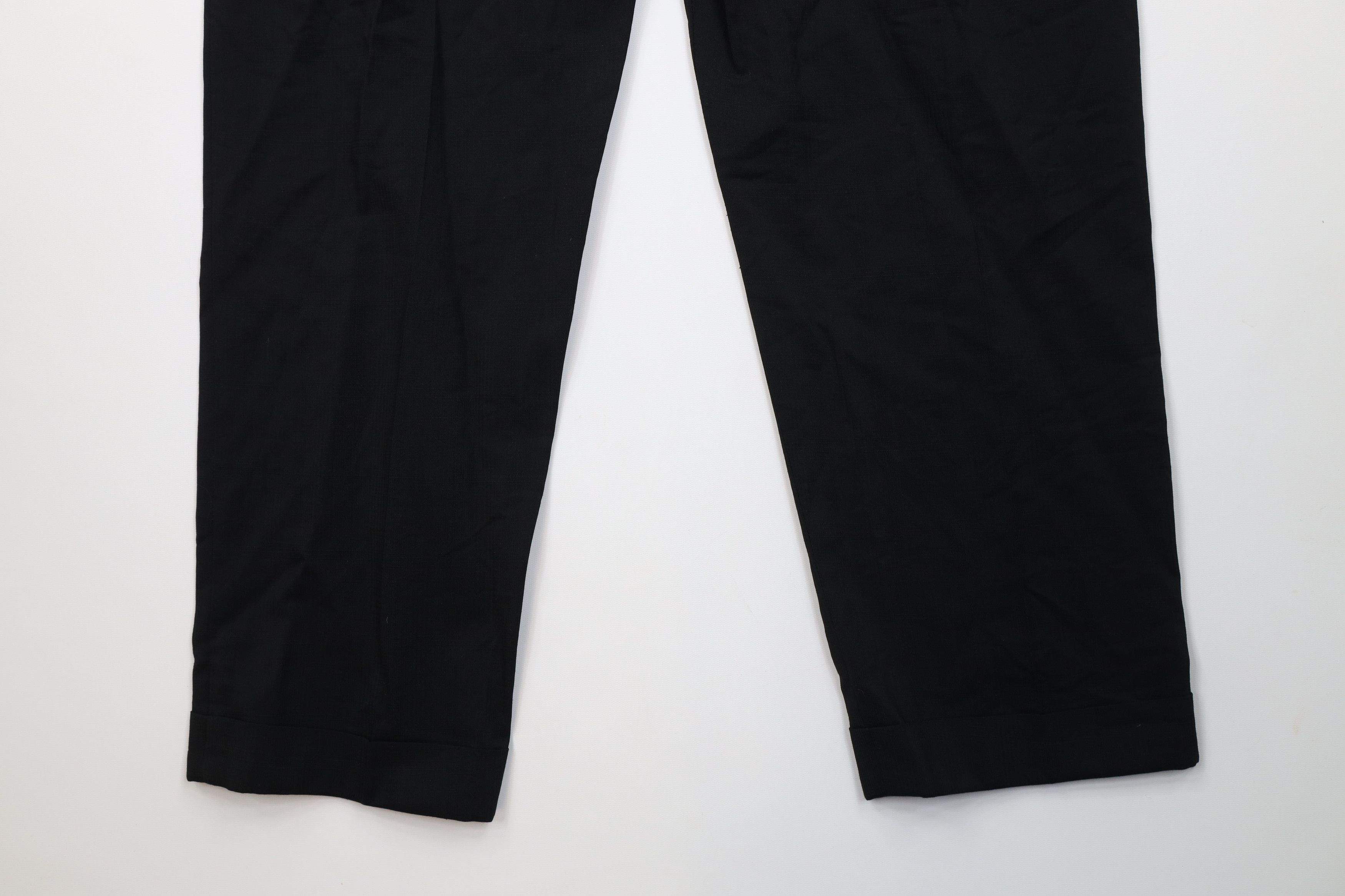 Vintage Vintage 50s Rockabilly Gabardine Chino Pants Black Plaid USA Size US 34 / EU 50 - 11 Thumbnail