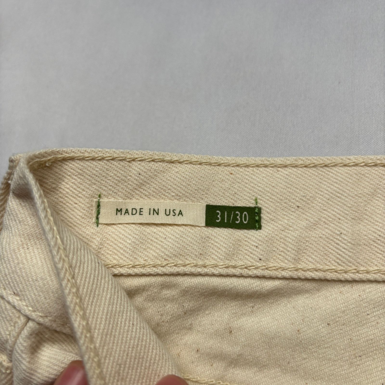 Sid Mashburn $175 Sid Mashburn Slim Straight Jean 31x30 Natural Denim Size US 31 - 5 Thumbnail