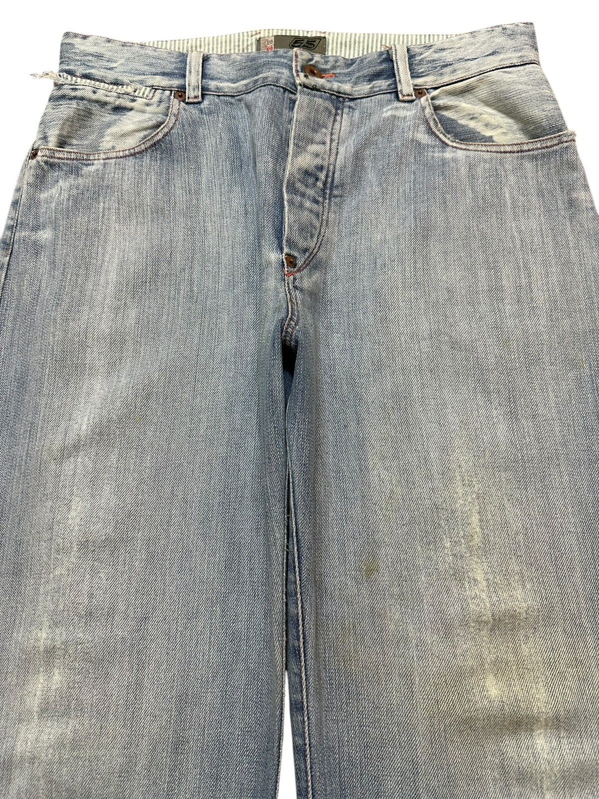 Diesel Vintage Diesel Blue Faded Wash Style Loose Jeans Size US 31 - 3 Thumbnail