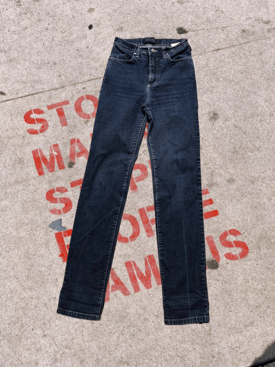 Versace Jeans Couture Vintage Versace Jeans Couture Washed Jeans Size US 28 / EU 44 - 1 Thumbnail