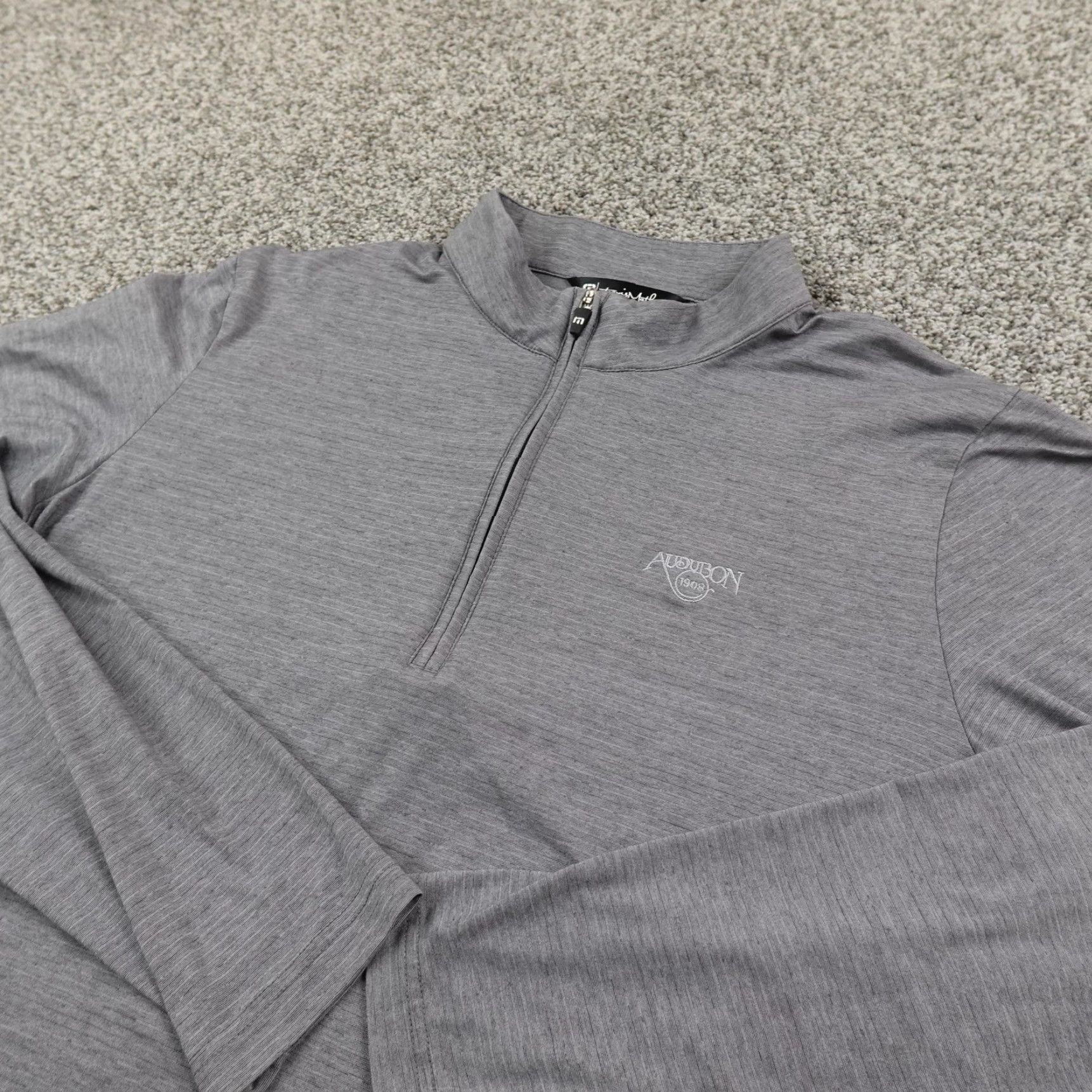 TravisMathew Travis Mathew Pullover Mens L Gray 1/4 Zip Golf Long Sleeve Performance Stretch Size US L / EU 52-54 / 3 - 2 Thumbnail