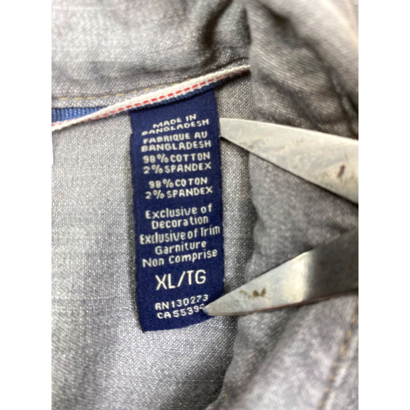 Wrangler Wrangler Button-Up Shirt Pearl Snap XL Gray Long Sleeve Pockets #6855 Size US XL / EU 56 / 4 - 6 Thumbnail