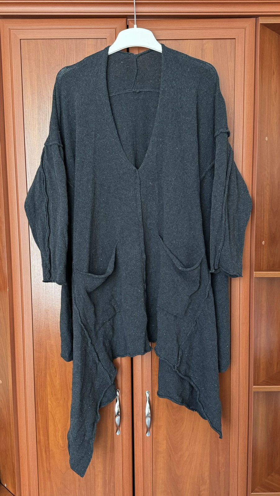 Rundholz Studio B3 relaxed asymmetric sweater dress cape poncho Size S / US 4 / IT 40 - 15 Thumbnail