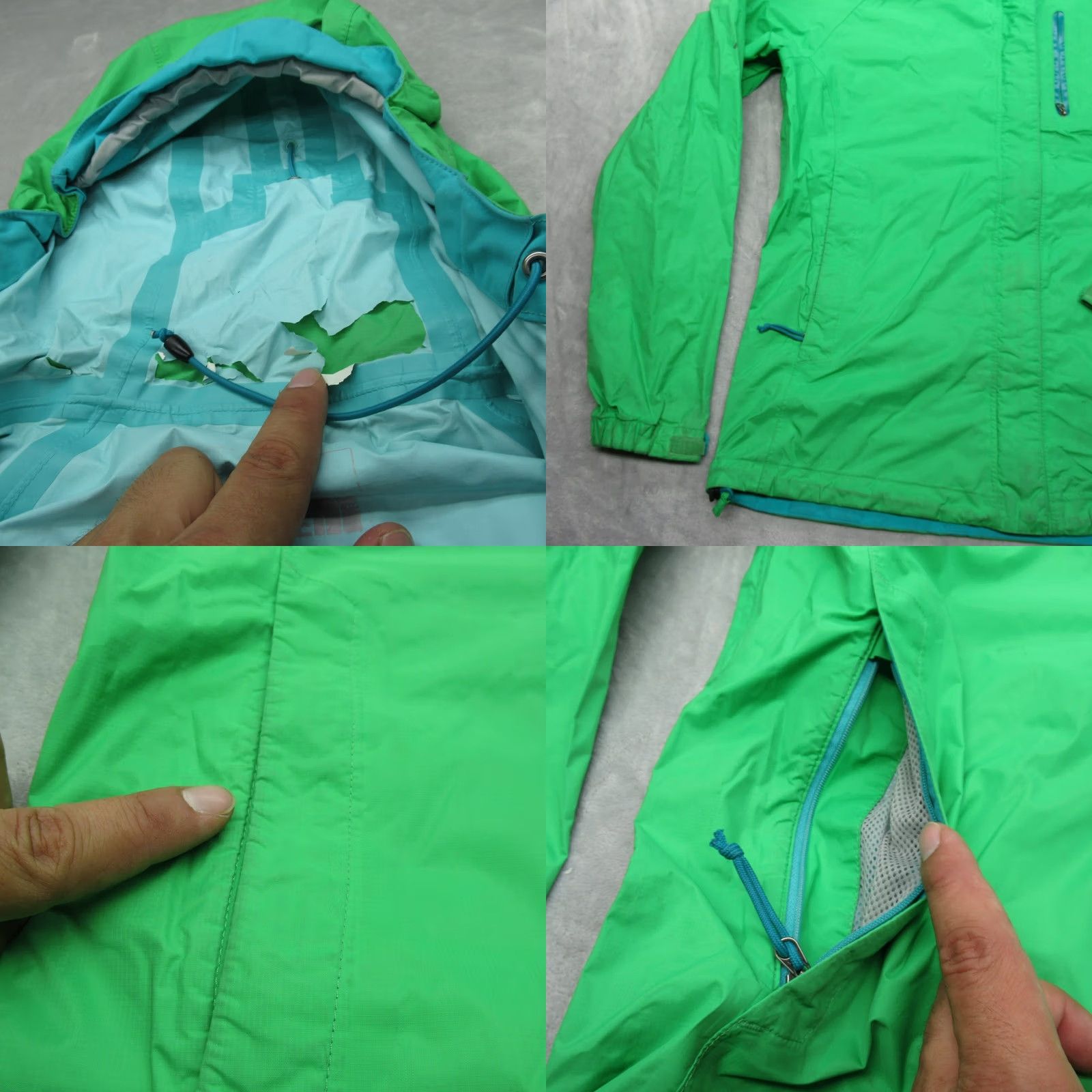 The North Face The North Face Jacket Womens Medium Green Lightweight Waterproof Packable READ Size M / US 6-8 / IT 42-44 - 8 Thumbnail