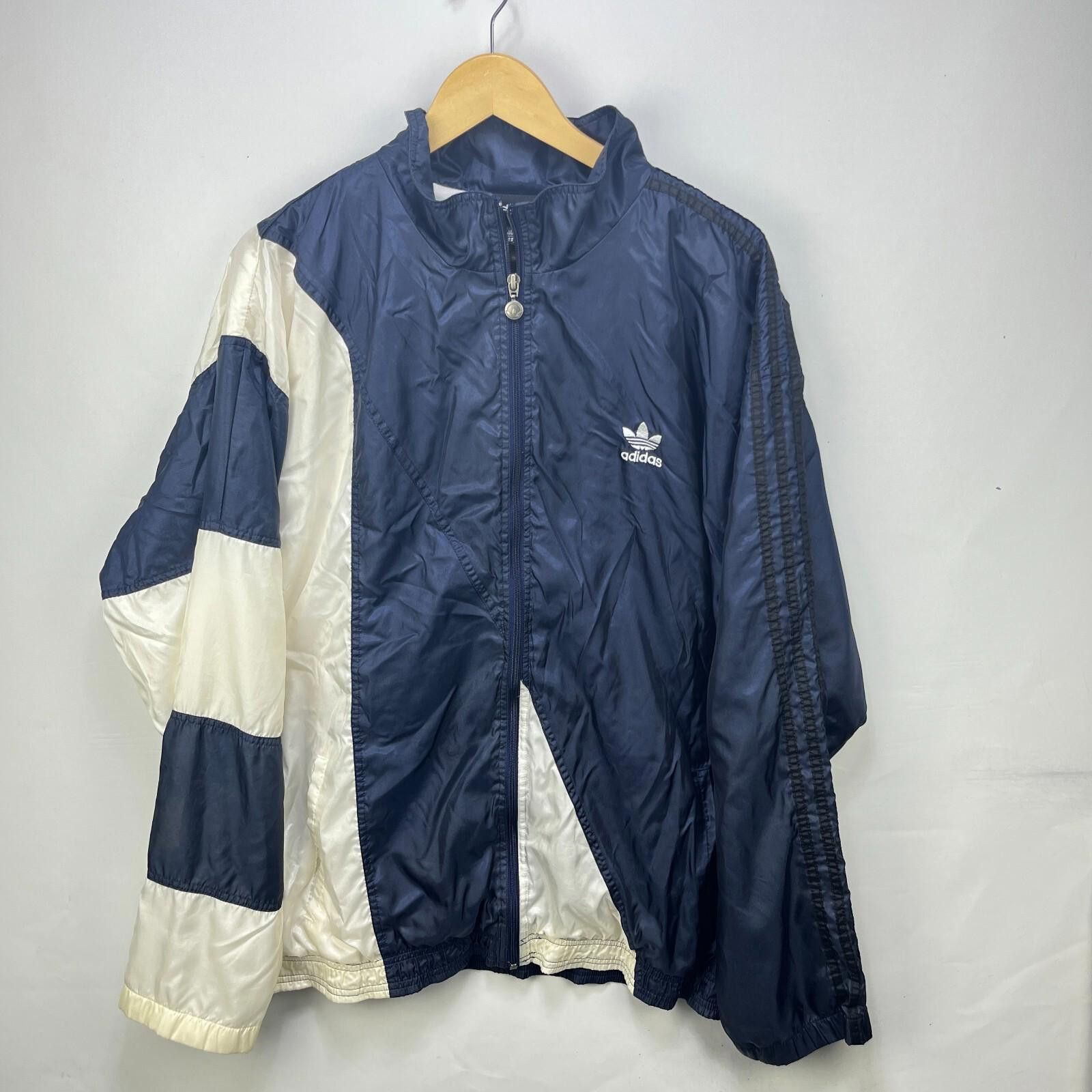 Adidas Vintage 90s Adidas Windbreaker Track Foil Jacket XL Size US XL / EU 56 / 4 - 1 Thumbnail