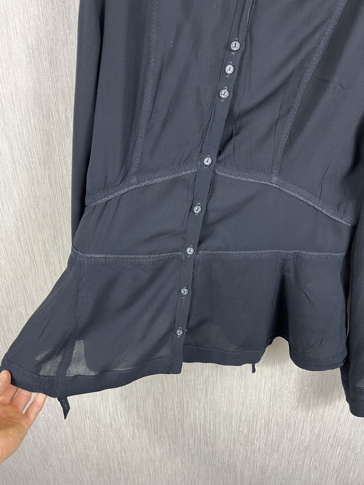 Marithe + Francois Girbaud Le Jean De Marithe+Francois Girbaud geometric y2k shirt Size M / US 6-8 / IT 42-44 - 13 Thumbnail