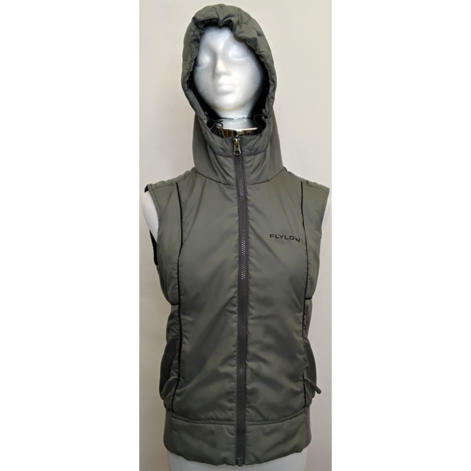 Flylow Flylow Smuggler Hooded Vest Women's S Gray Full Zip #Z5150 Size S / US 4 / IT 40 - 2 Thumbnail