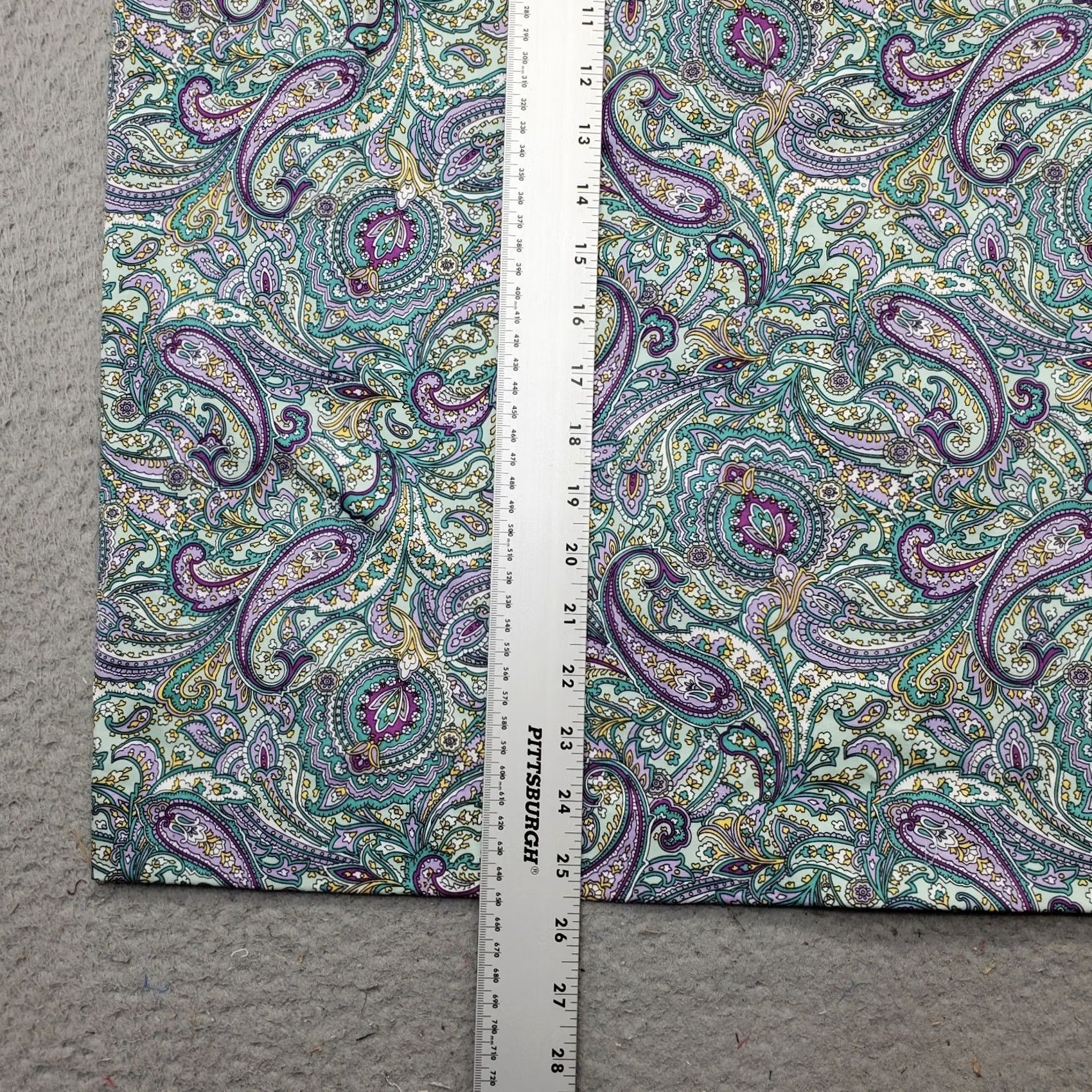 Talbots Talbots Womens Skirt 20W Paisley Print Stretch Back Zip Pencil Straight & Size 20W Multicolor Short NWT Womens Size 42" / US 20 - 3 Thumbnail