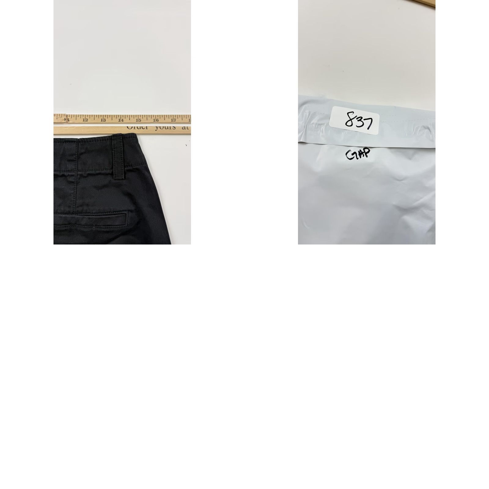 Gap GAP Shorts Women's 4 Inch Downtown Chino Black Size 8 Adult Regular Waist 32 Inseam 4 in Garment Dyed Casual Size 30" / US 8 / IT 44 - 8 Thumbnail