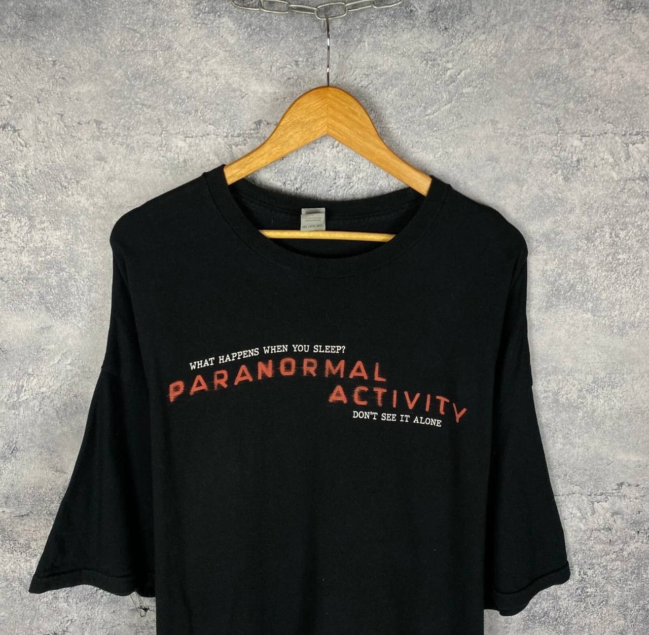Vintage Paranormal Activity Tee Men's Size 4XL Black Short Sleeve ` Size US XXL / EU 58 / 5 - 4 Thumbnail