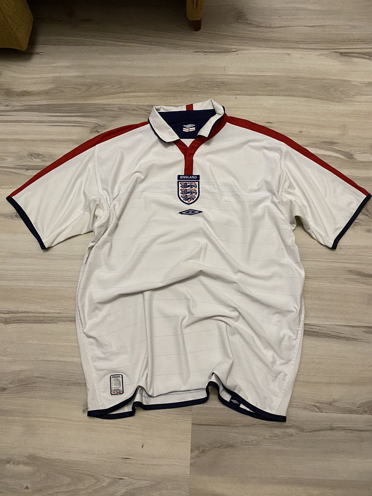 Umbro × Vintage Football England Jersey Size US XXL / EU 58 / 5 - 1 Thumbnail