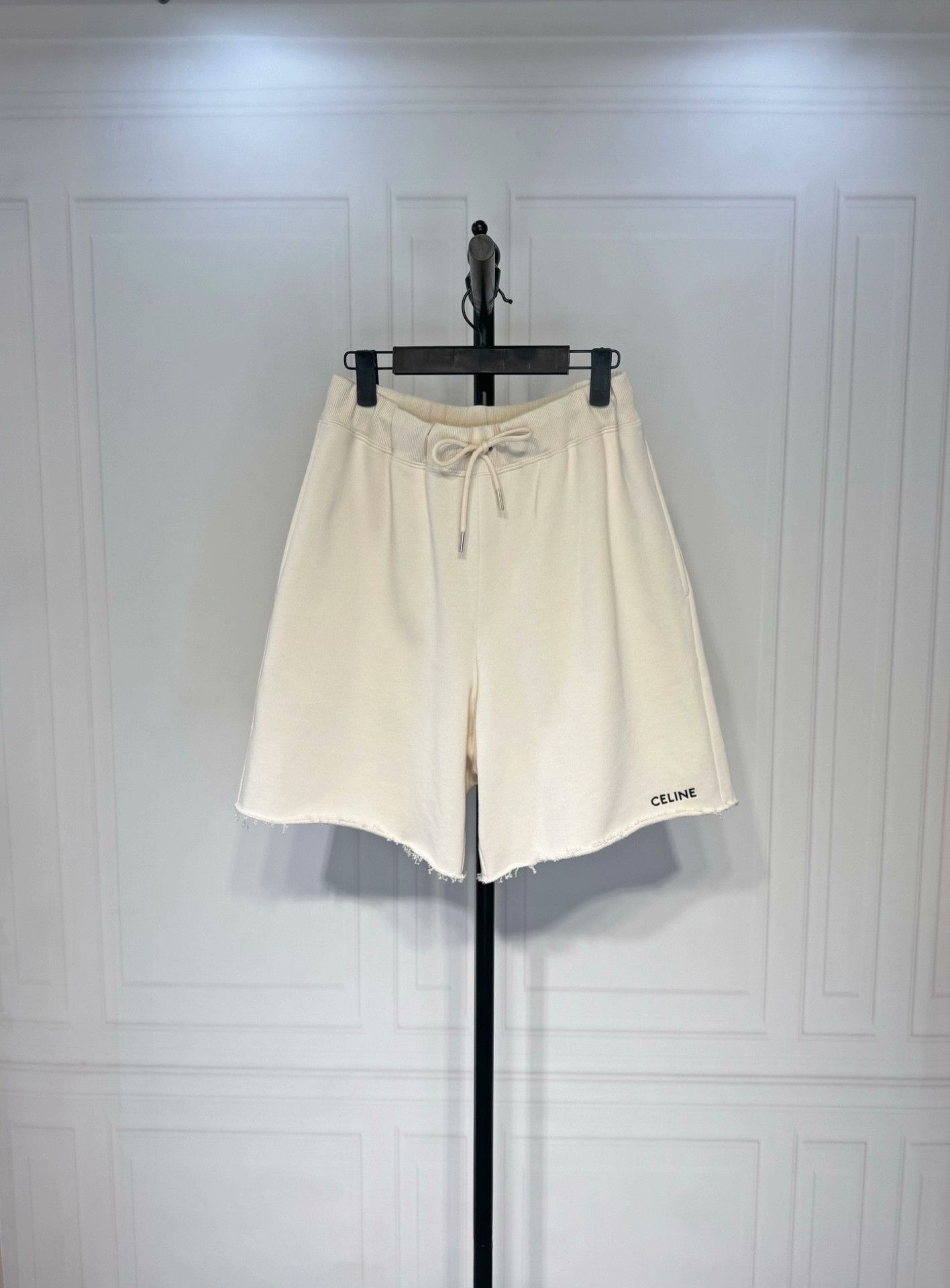 Celine Celine Adjustable Drawstring Shorts L Size 38" / US 16 / IT 52 - 1 Thumbnail
