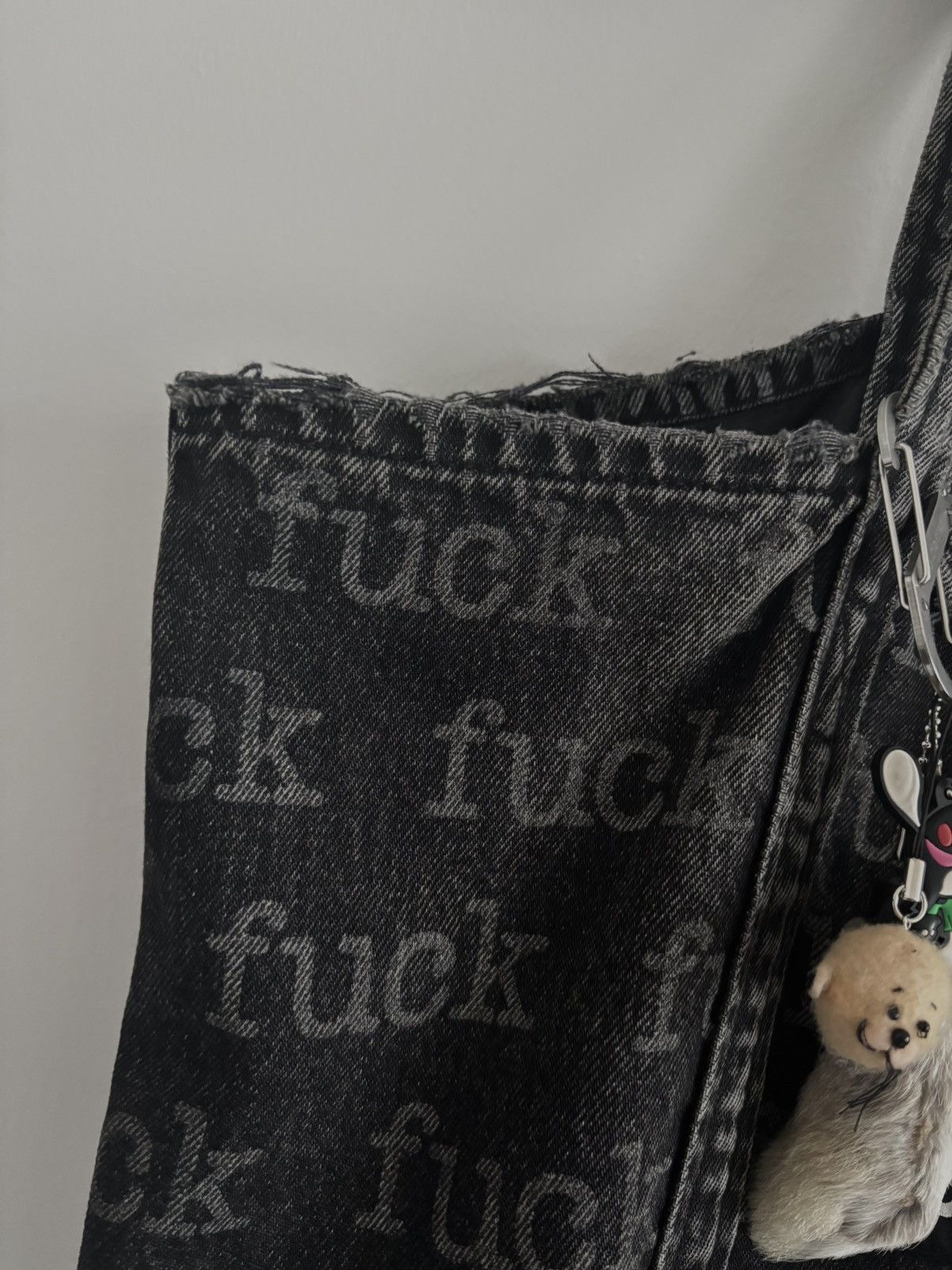 Supreme supreme fuck denim tote bag Size ONE SIZE - 8 Thumbnail