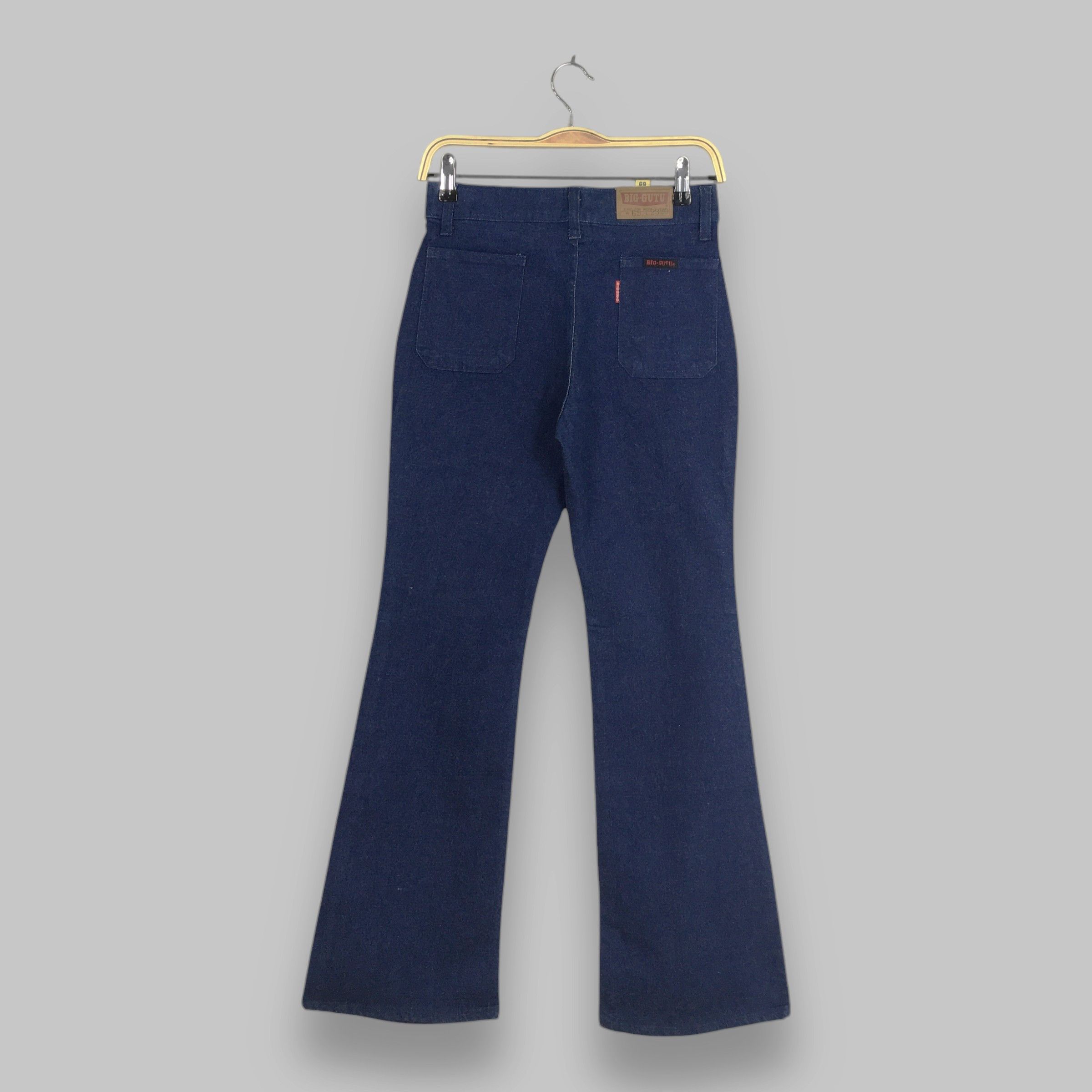 Size 26x29.5 Vintage Big Gutu Blue Flared Bootcut Jeans