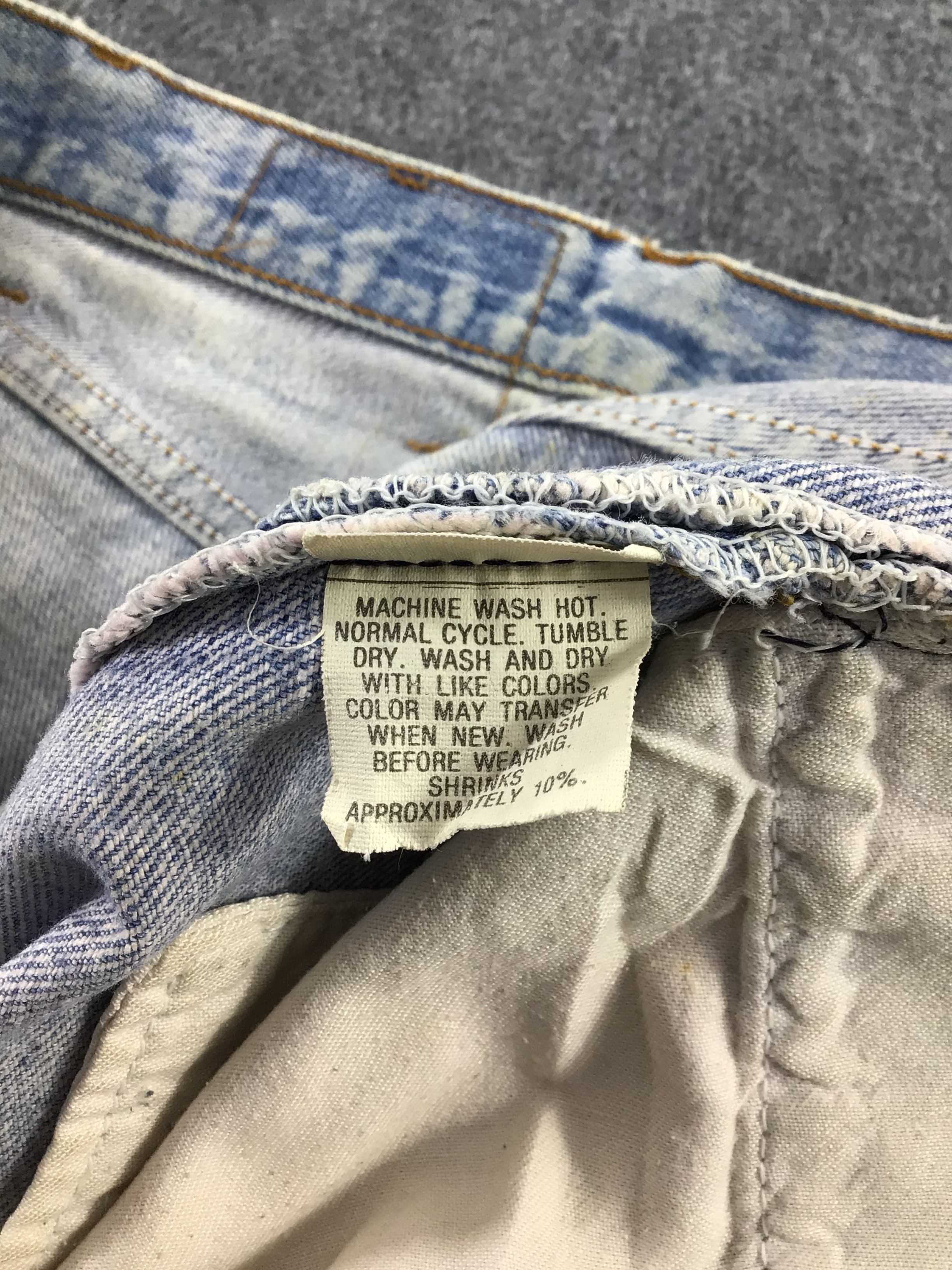 Levi's Vintage Distress 80s Levis 501 Jeans-JM628 Size US 26 / EU 42 - 10 Thumbnail