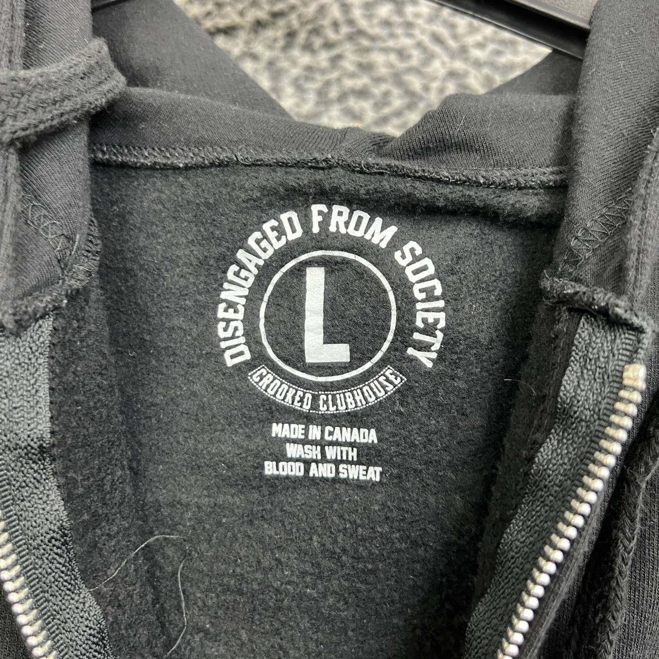 Other Lutzka's Garage Hoodie Men Crooked Clubhouse Full Zip L Size US L / EU 52-54 / 3 - 4 Thumbnail