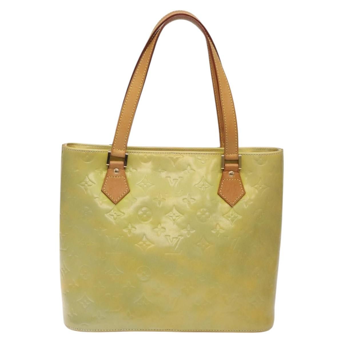 Louis Vuitton LOUIS VUITTON Monogram Vernis Houston Hand Bag Gris M91053 Size ONE SIZE - 3 Thumbnail