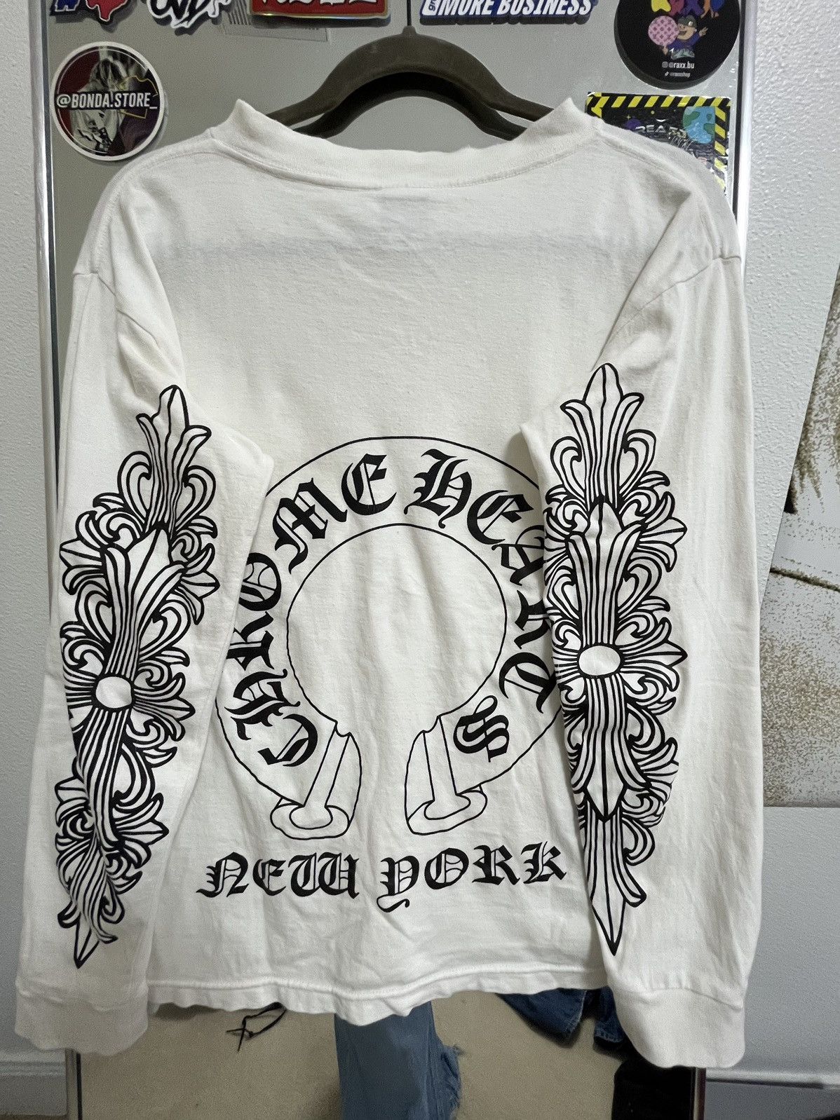 Chrome Hearts Chrome Hearts New York Floral Longsleeve T
