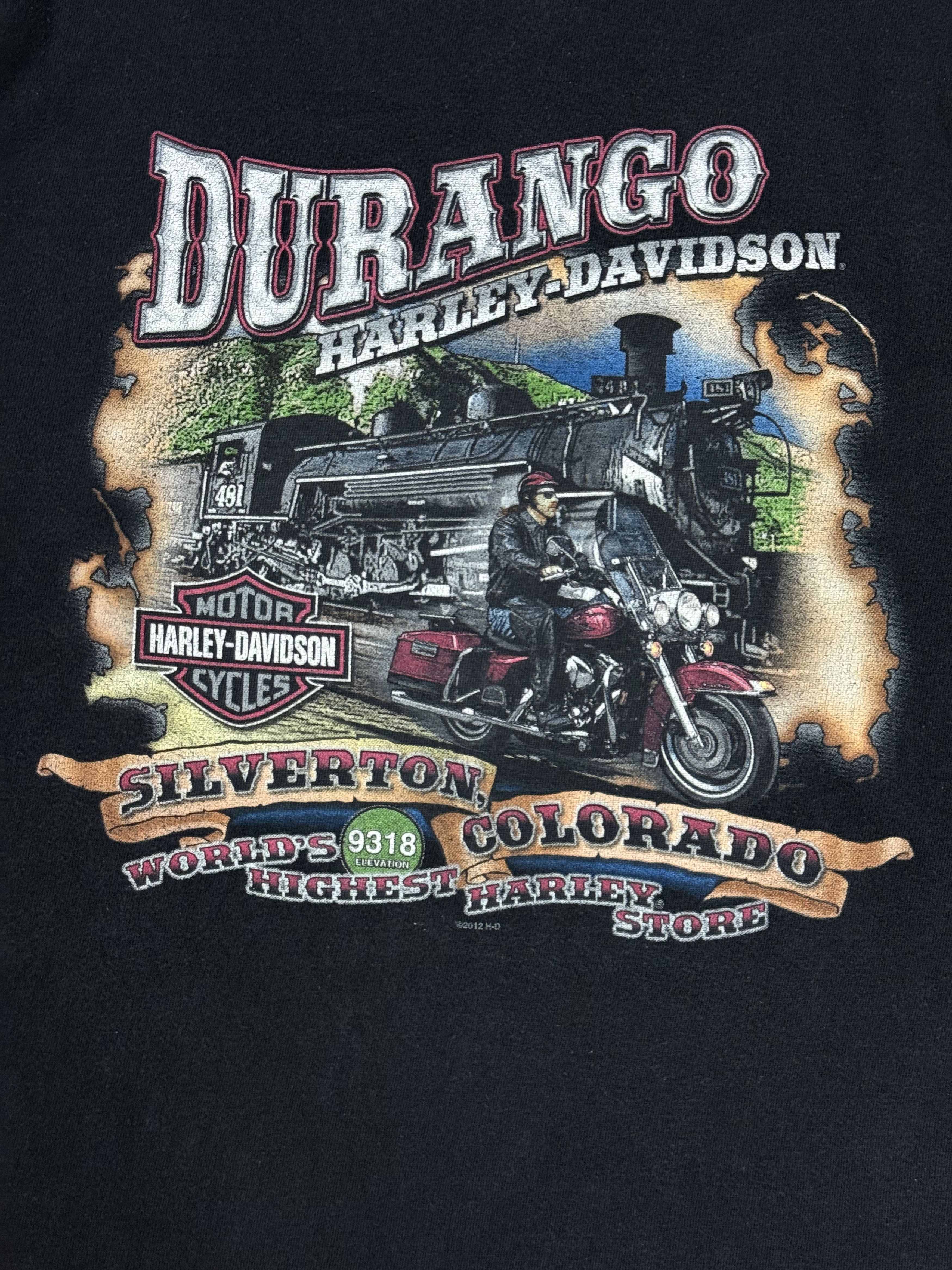 Harley Davidson Harley Davidson Eagles Durango Silverton Colorado Long Sleev Size US L / EU 52-54 / 3 - 10 Thumbnail