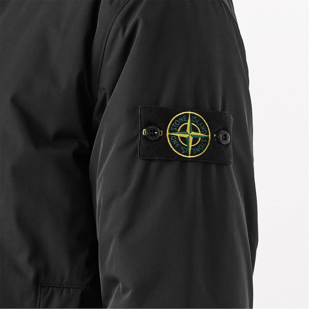 Stone Island o1g2r1mq0526 Micro Twill Thigh Length Trench Overcoat Nero Size US XL / EU 56 / 4 - 6 Thumbnail