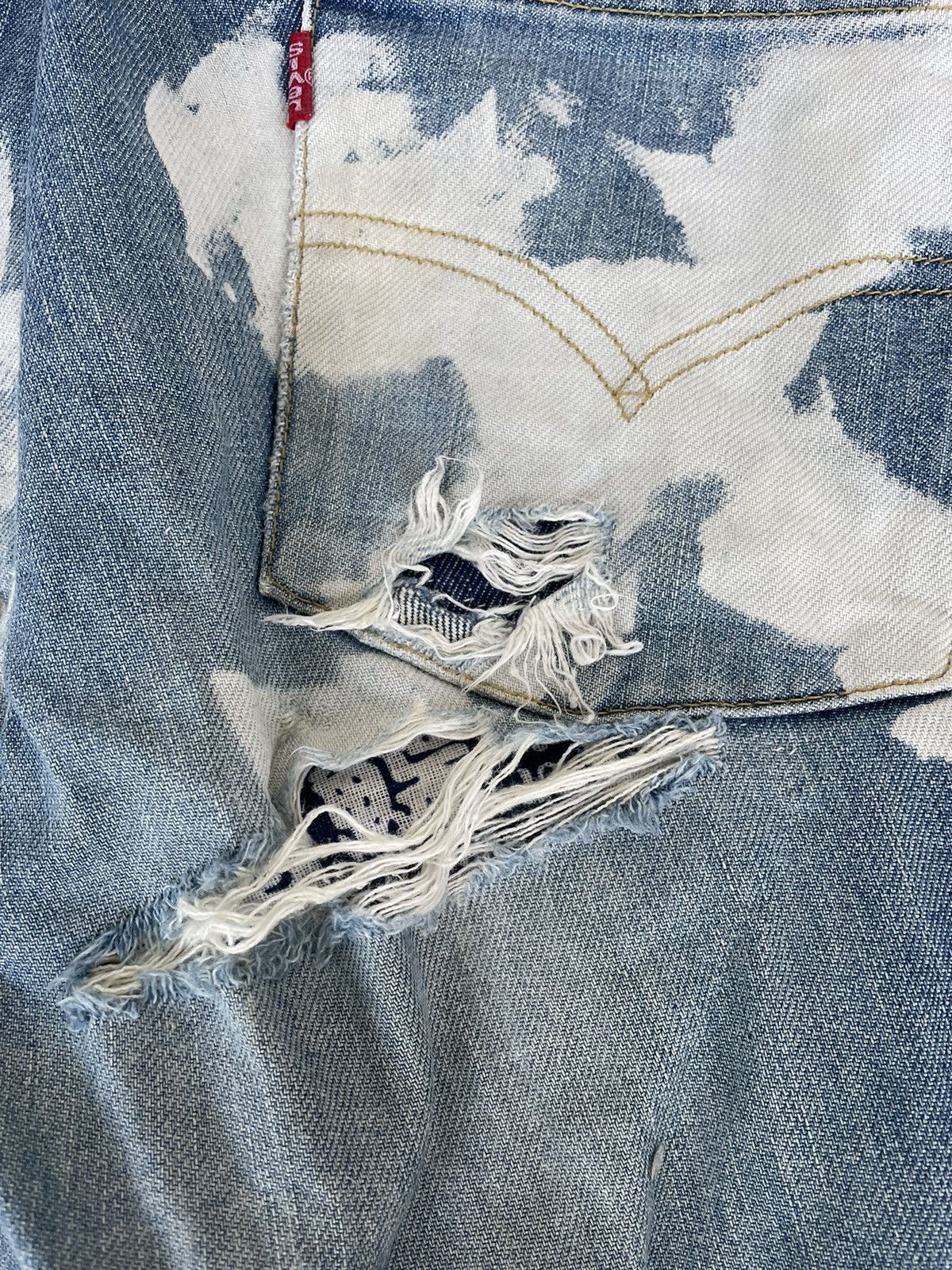 Jean Vintage Levis Engineered Faded Distressed Denim Size US 31 - 5 Thumbnail