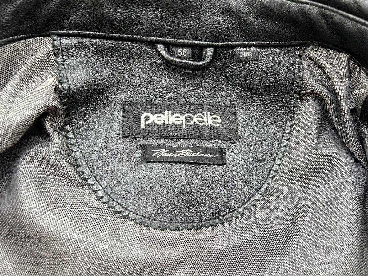 Pelle Pelle × Vintage Pelle Pelle Soda Club Marc Buchanan Leather Jacket 2000s Size US XXL / EU 58 / 5 - 8 Thumbnail