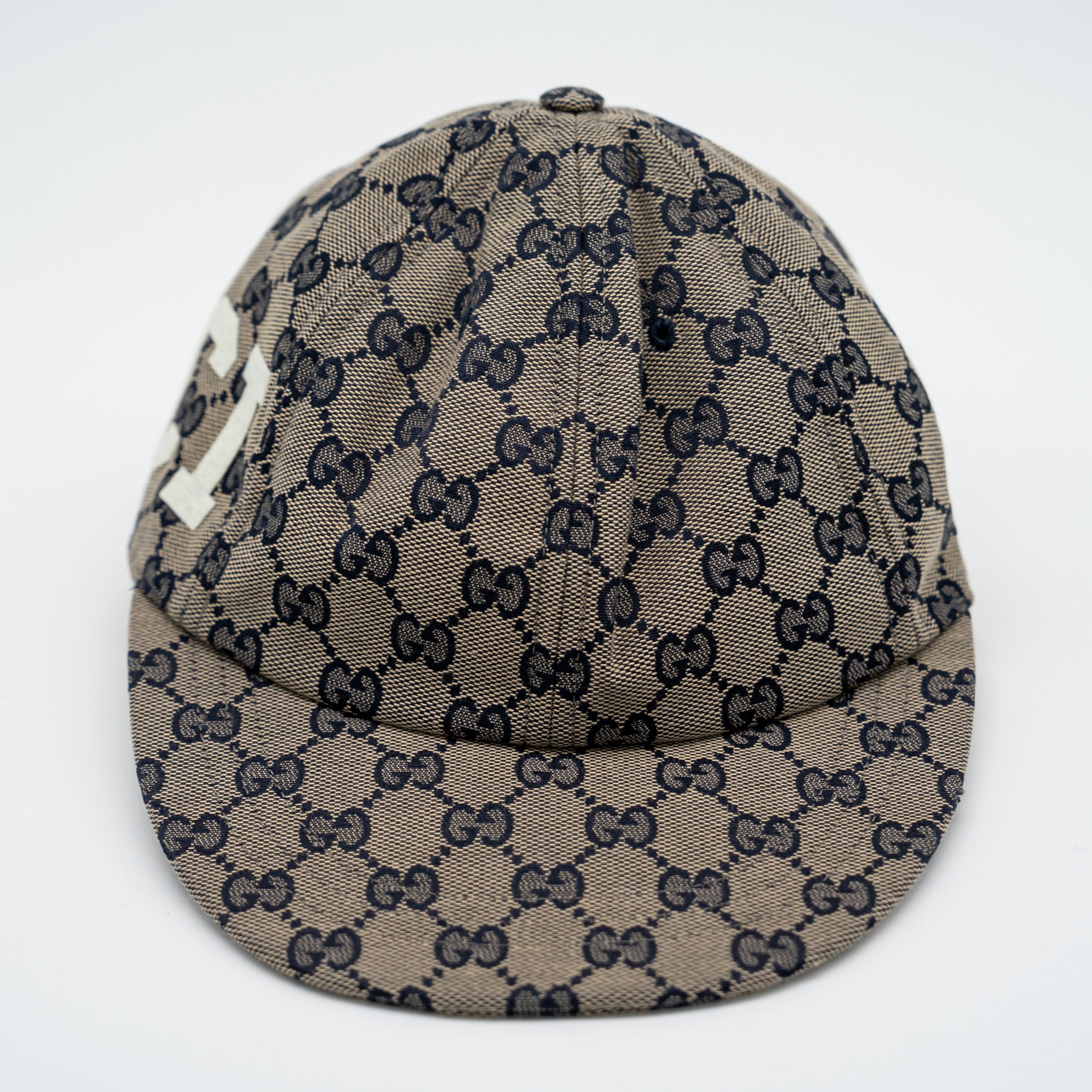 Gucci S Gucci GG Print Baseball Cap Hat Grey logo 25 Size ONE SIZE - 6 Thumbnail