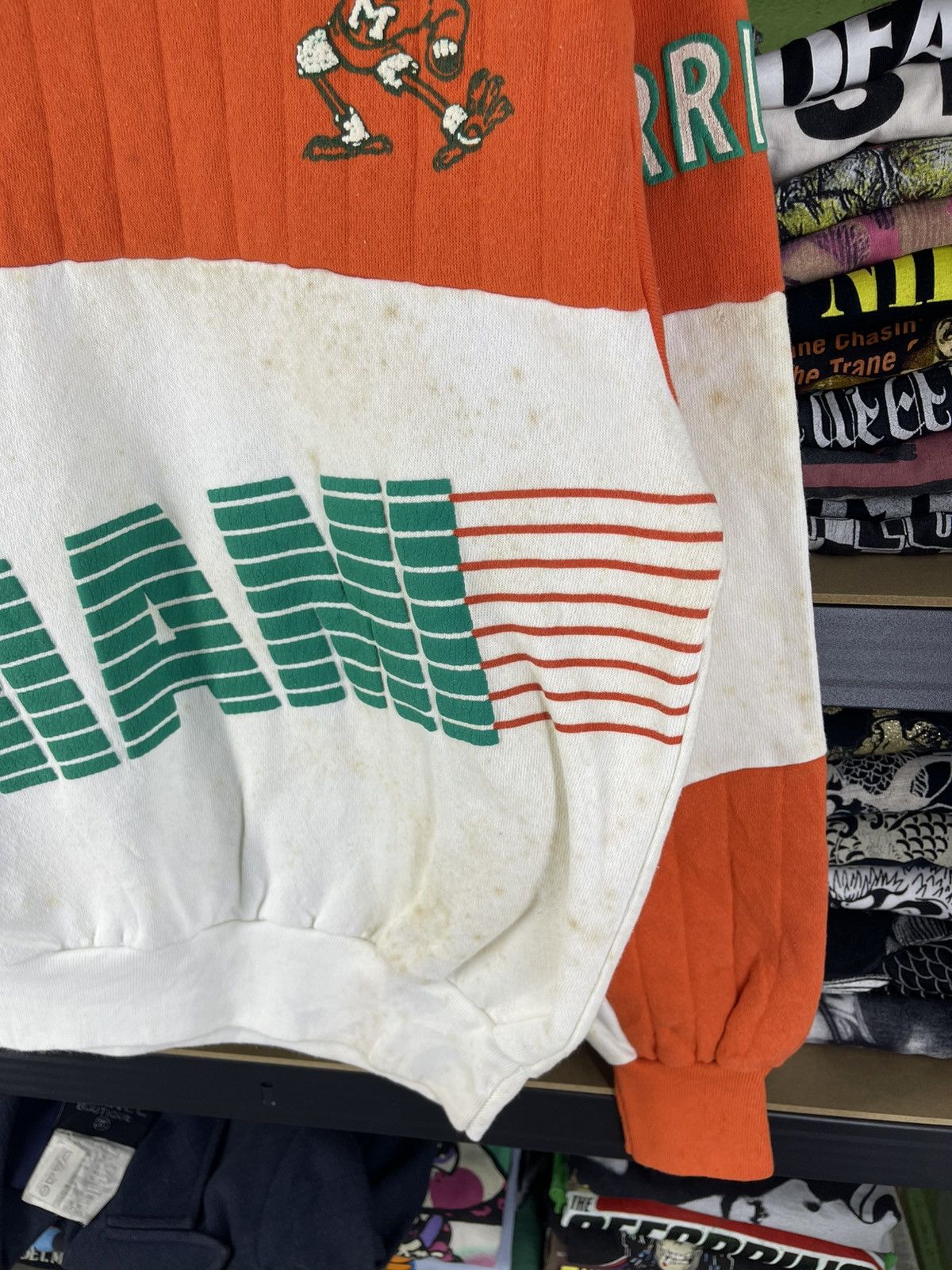 Chalk Line Vintage Miami Hurricanes Basketball Sweatshirt Size US S / EU 44-46 / 1 - 2 Thumbnail