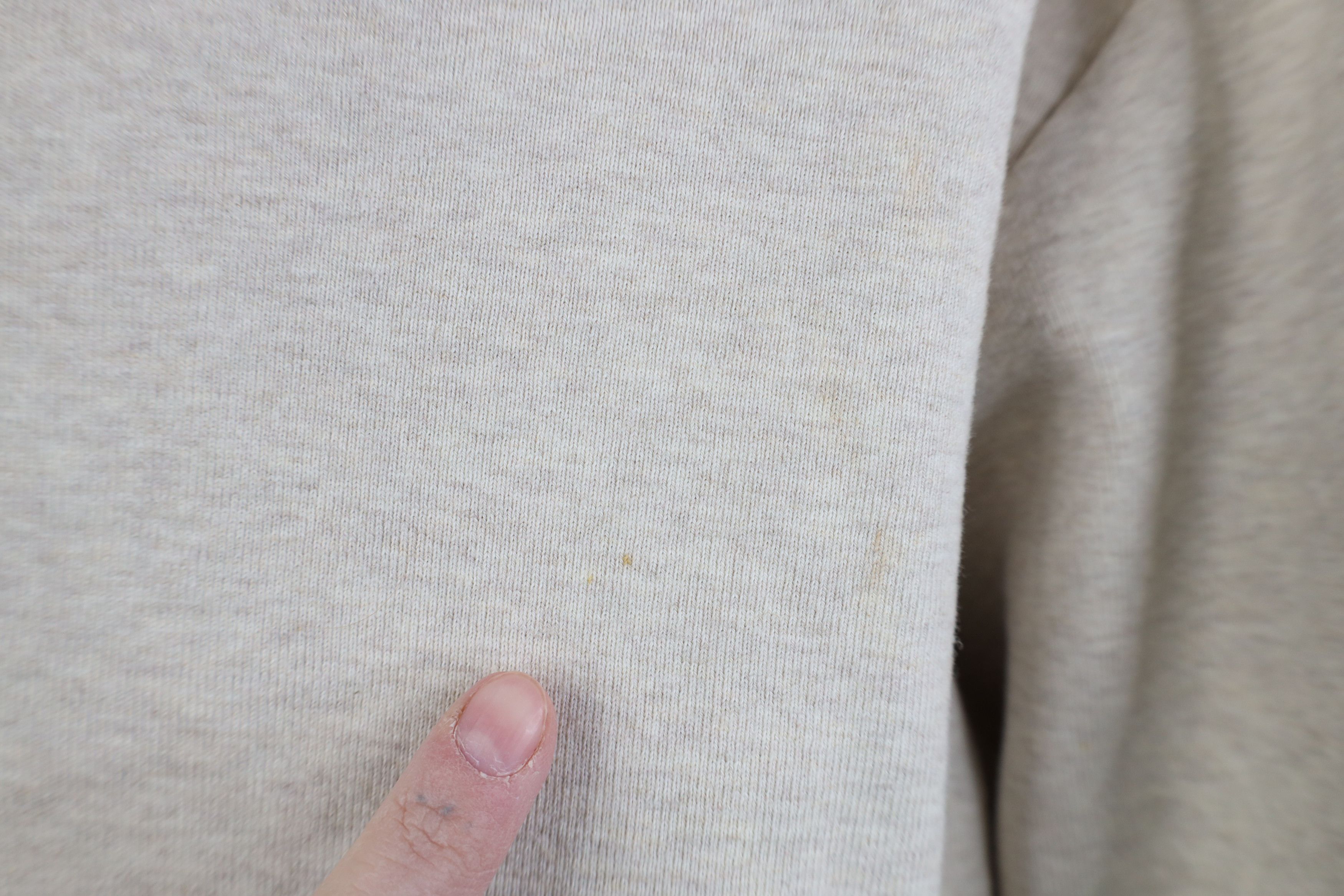 Gap Vintage 90s Gap Ribbed Knit Thermal Henley T-Shirt Beige Size US M / EU 48-50 / 2 - 4 Thumbnail