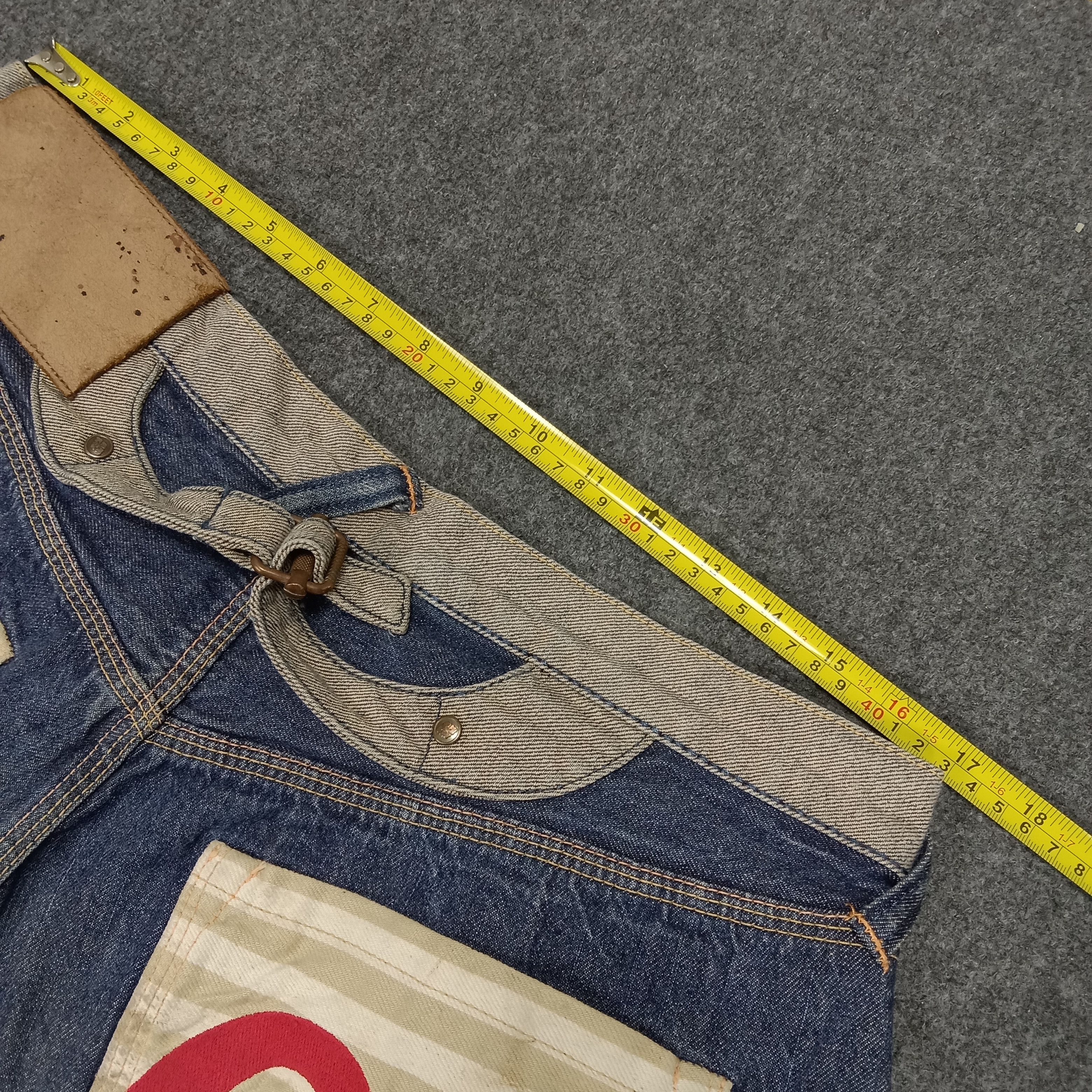 Evisu Yamane Japanese Brand Daicock Custom Denim Jeans Size US 35 - 8 Thumbnail
