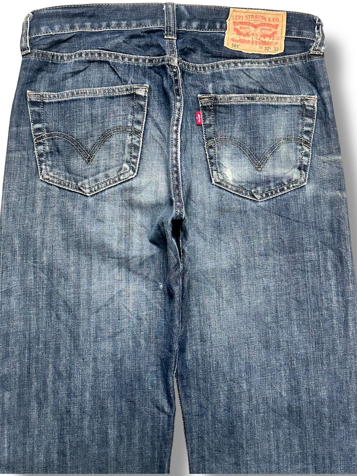 Levi's Levi’s 501 Vintage Regular Straight Leg Jean With Faded Wash Size US 32 / EU 48 - 4 Thumbnail