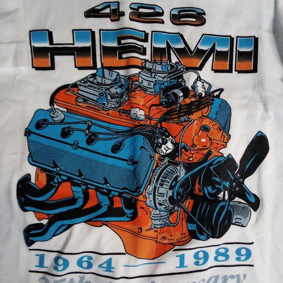 Other DS Vintage 80s Mopar 426 Hemi 30th Anniversary T-Shirt Size US M / EU 48-50 / 2 - 1 Thumbnail