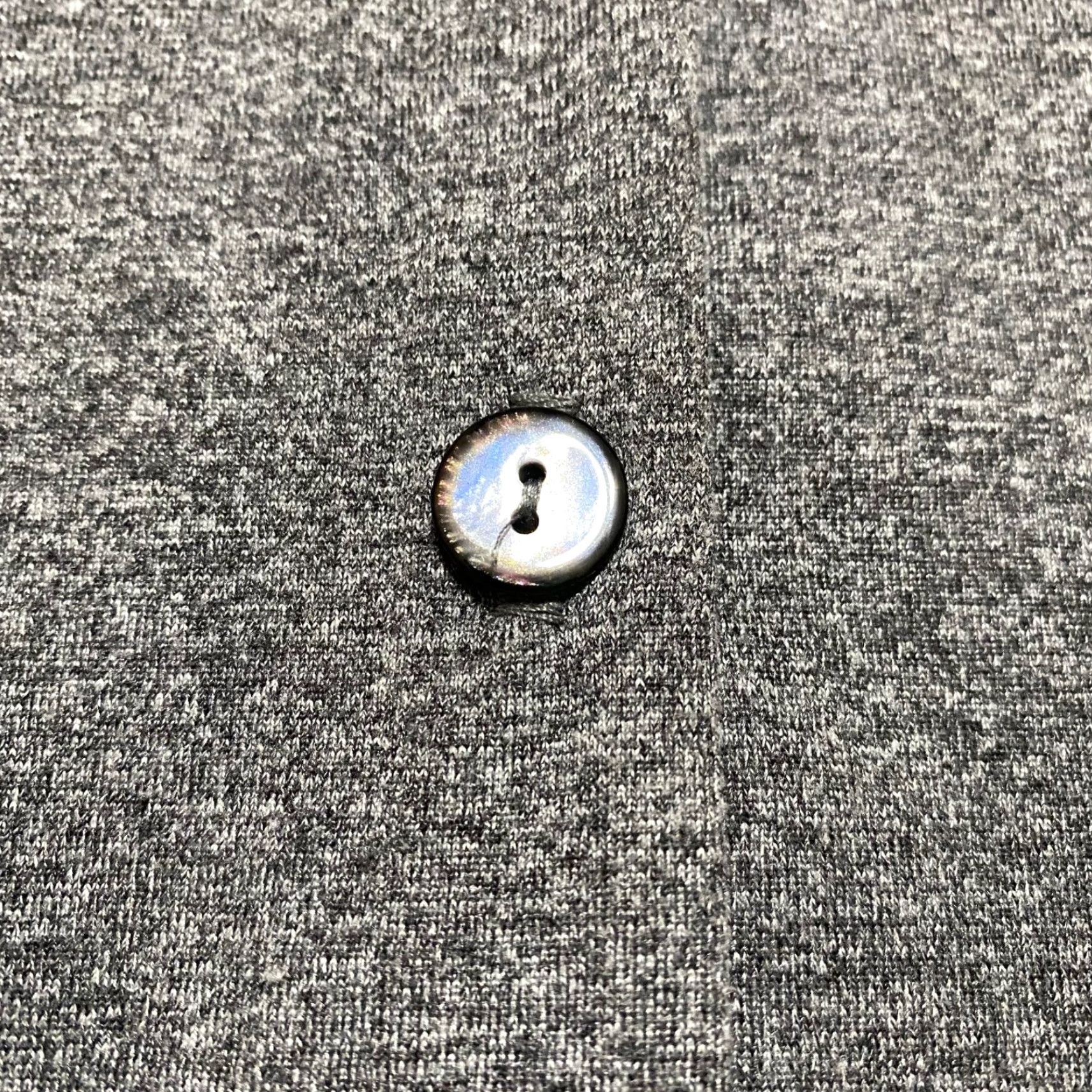 Vintage L.L. Bean Womens Cardigan Sweater Solid Gray V-Neck Button Up Lightweight Regular Size M Size M / US 6-8 / IT 42-44 - 4 Thumbnail