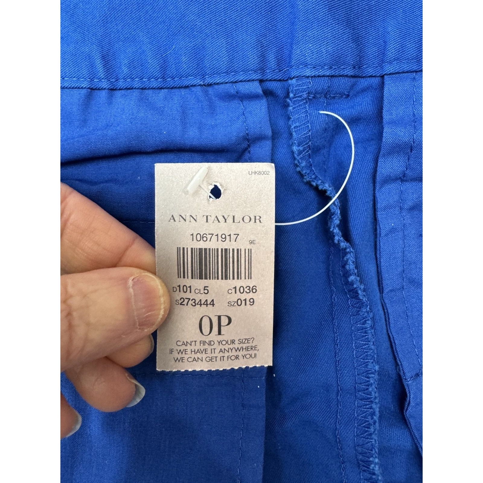 Ann Taylor Ann Taylor Petite 0P Cobalt Blue Tailored Short Stretch Size 26" / US 2 / IT 38 - 5 Thumbnail