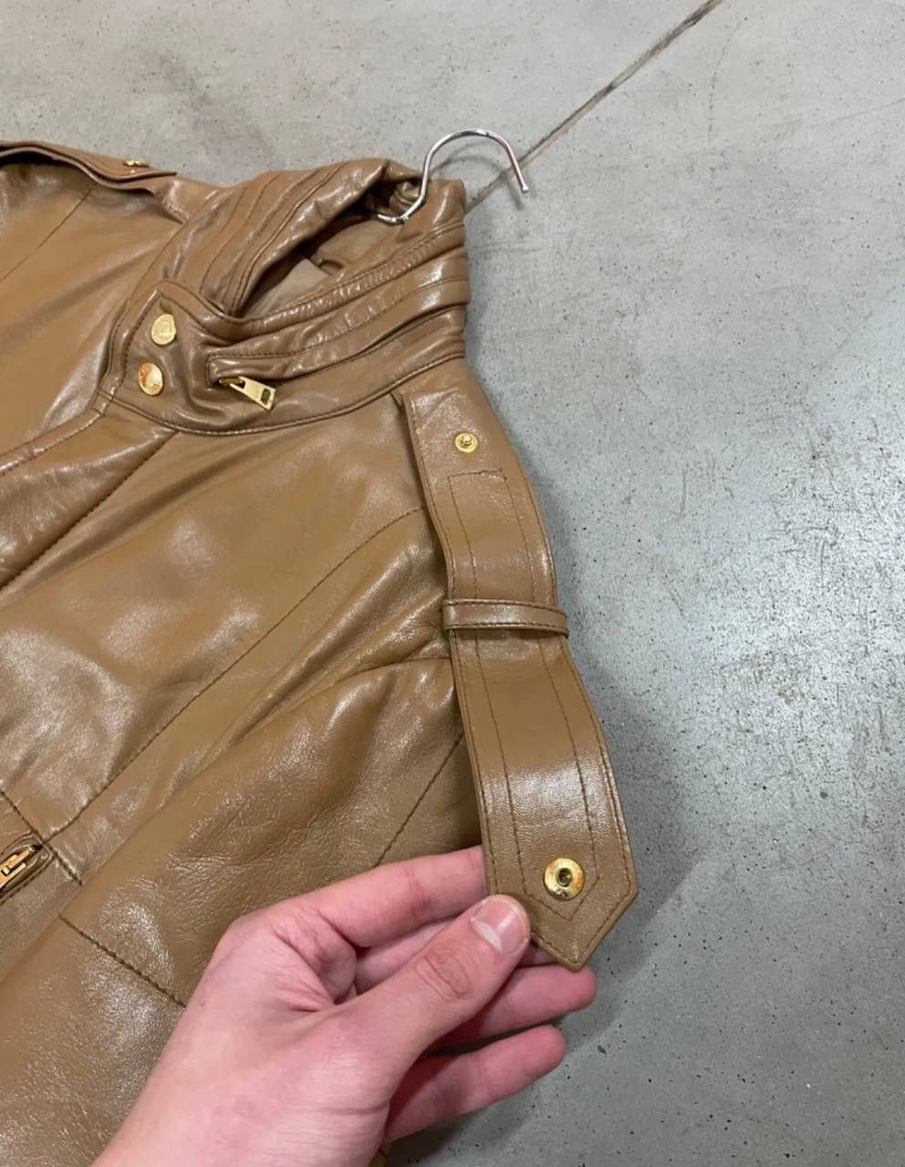Gucci Runway Open 2001 Vintage GUCCI Leather Trench Coat Jacket Size US M / EU 48-50 / 2 - 7 Thumbnail