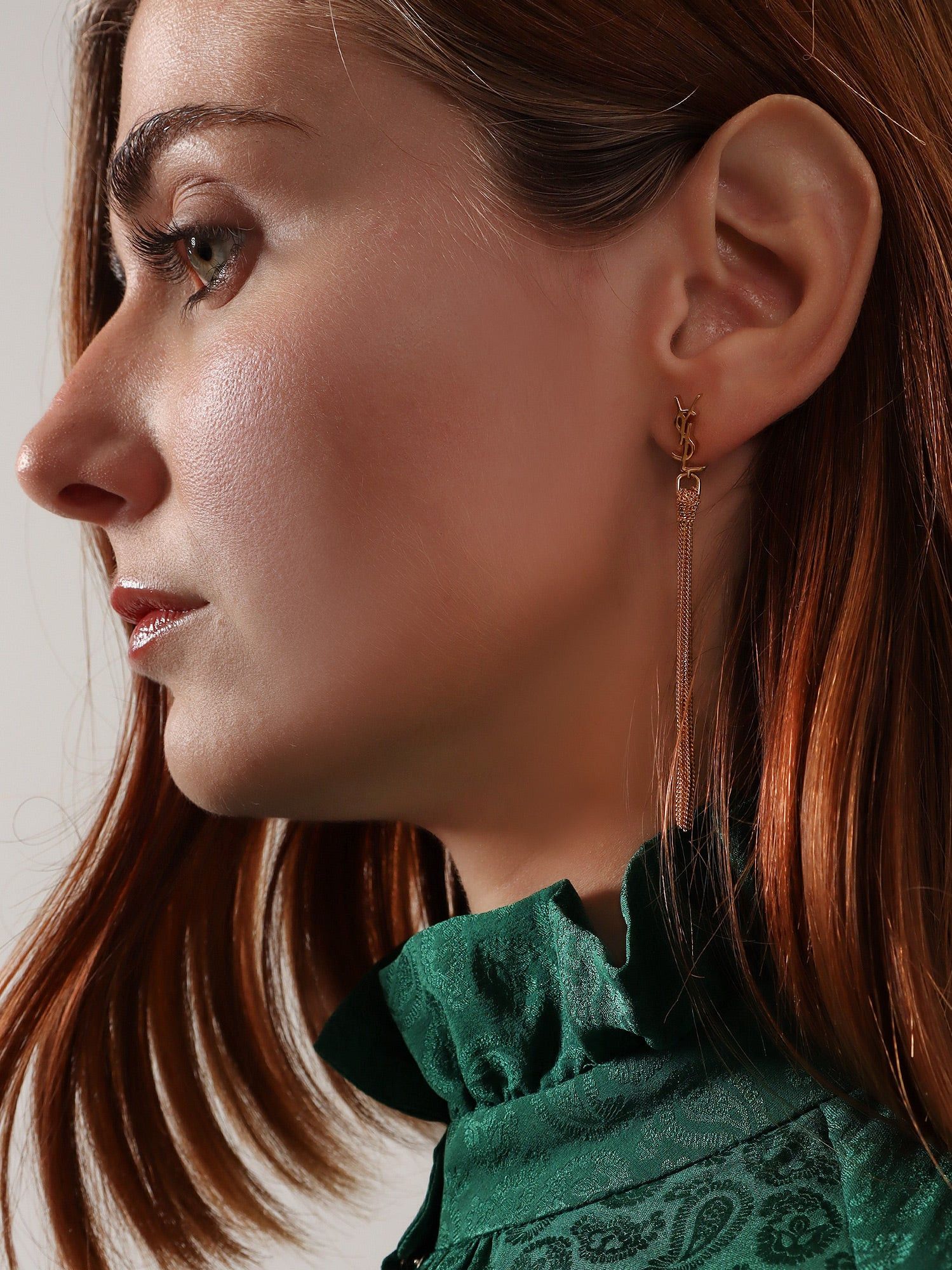 Saint Laurent Paris Cassandre Metal Earrings Size ONE SIZE - 1 Thumbnail