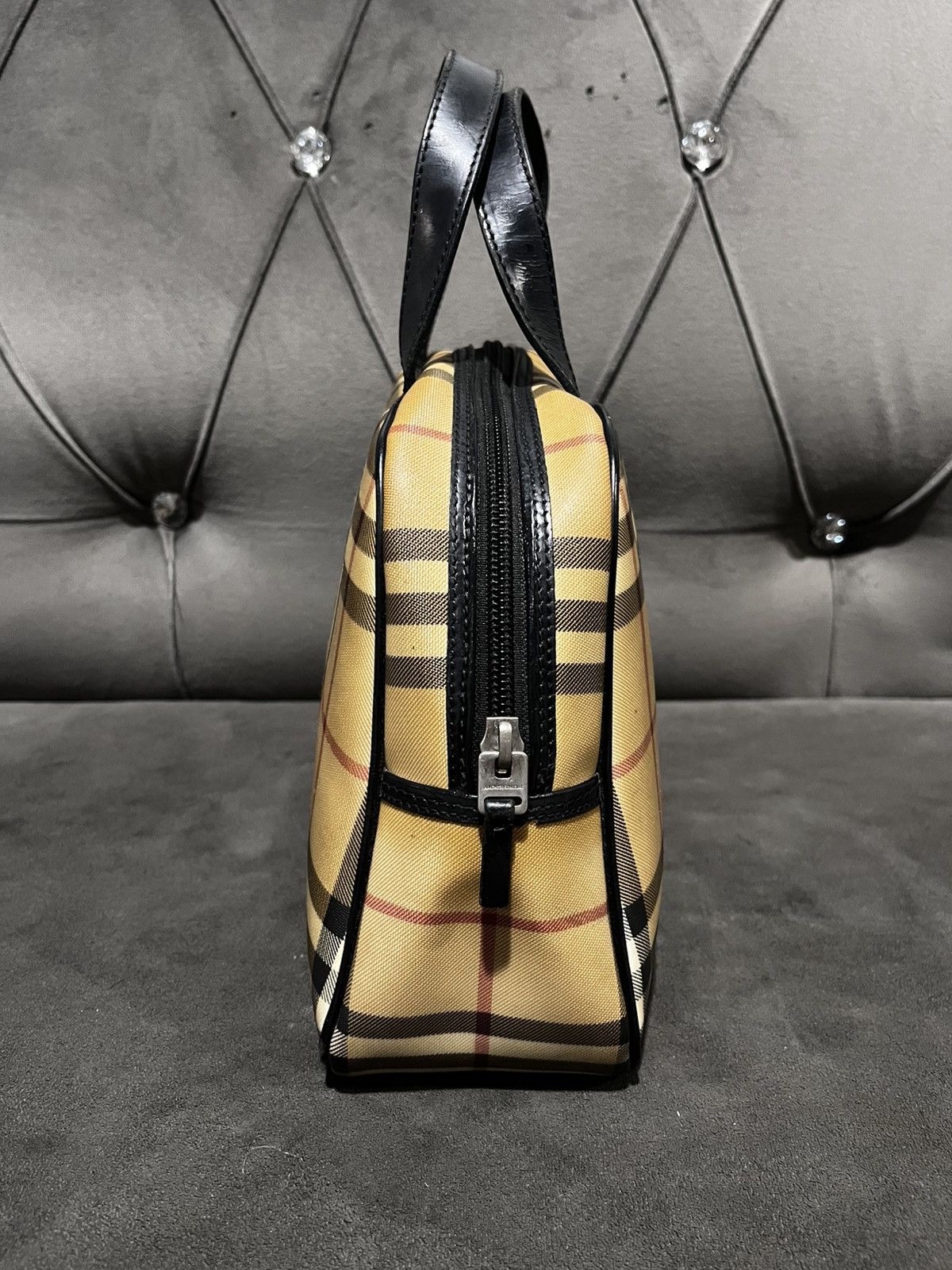Burberry Authentic Burberry Nova Check Dome Handbag Size ONE SIZE - 11 Thumbnail