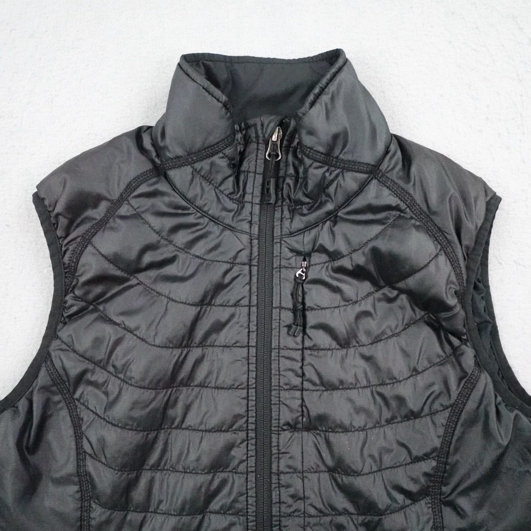 Vintage REI Vest Womens Medium Black Quilted Puffer Insulated Primaloft Full Zip Hiking Outfitwear Men/Women? Size M / US 6-8 / IT 42-44 - 2 Thumbnail