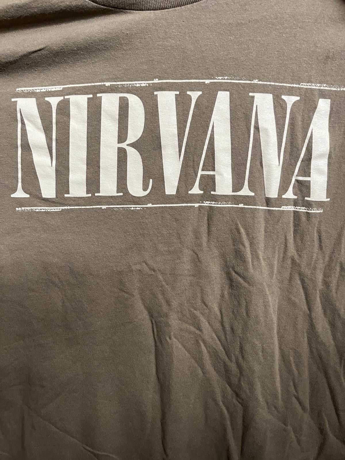 Designer Nirvana Sand Smiley T-shirt - 2 Sided Nirvana Shirt - Medium Size US M / EU 48-50 / 2 - 4 Thumbnail
