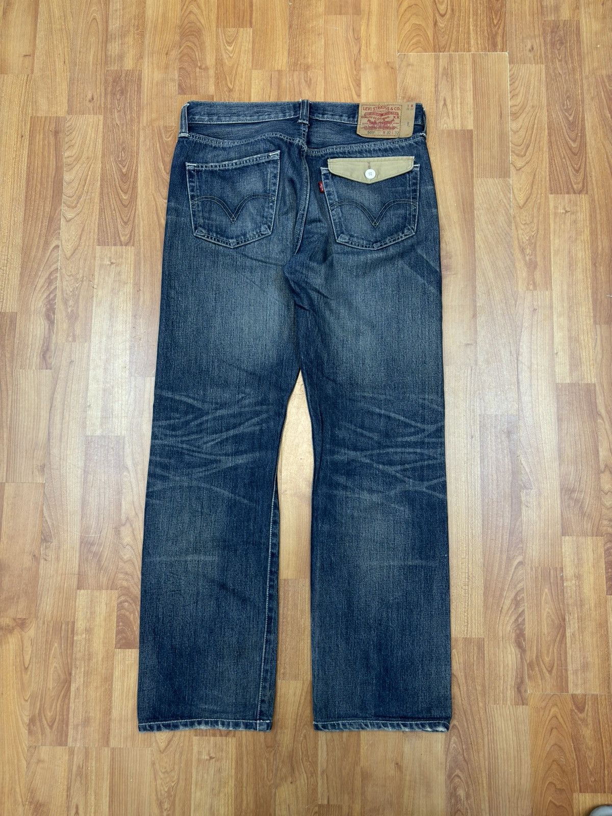 Japanese Brand × Levi's Crazy Pocket Levis Made In Korea denim Jeans Pants Japanese Size US 32 / EU 48 - 2 Thumbnail