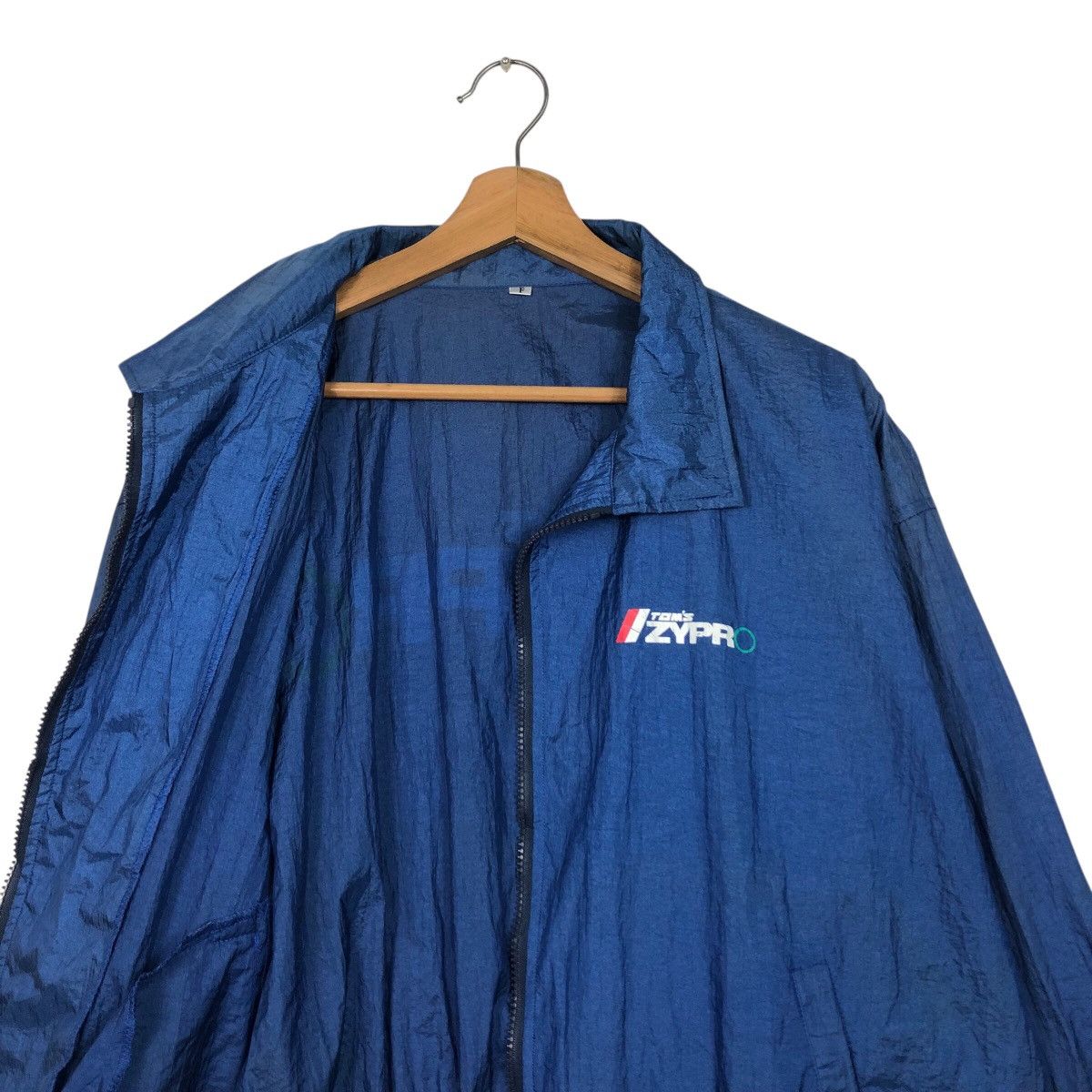 Japanese Brand × Vintage 📌Vintage Bomber Jacket Nylon Tom's Zypro Big Logo Back Hit Size US M / EU 48-50 / 2 - 13 Thumbnail