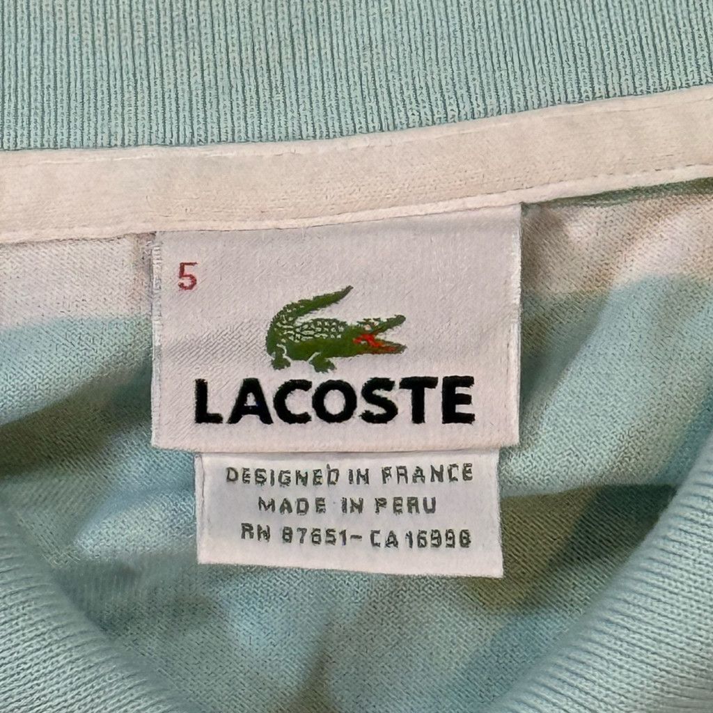 Lacoste Lacoste Men’s Striped Polo Shirt Size 5 Large Size US L / EU 52-54 / 3 - 6 Thumbnail