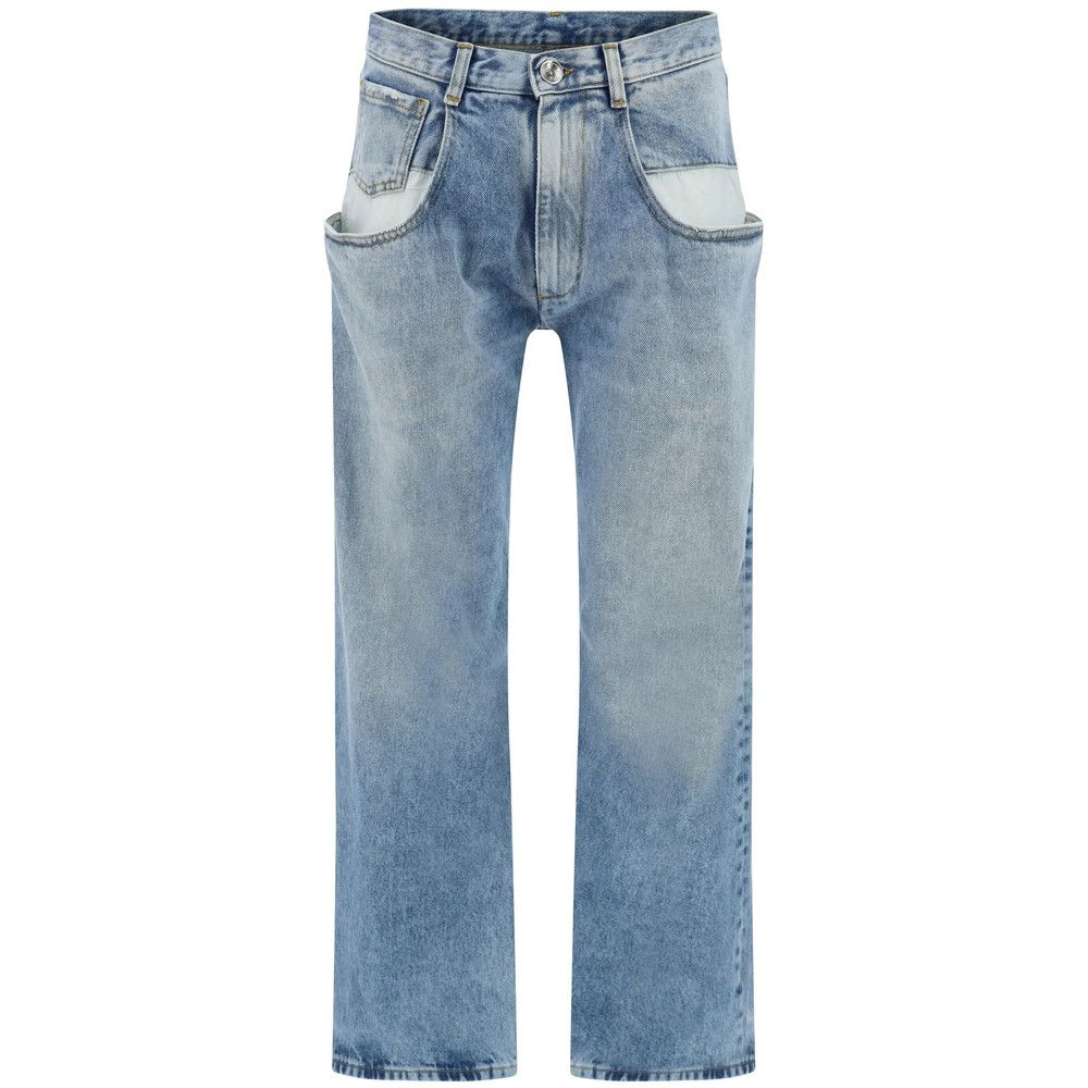 Maison Margiela Maison Margiela BLUE Denim - Straight-Leg Jeans Size 27" / US 4 / IT 40 - 1 Thumbnail